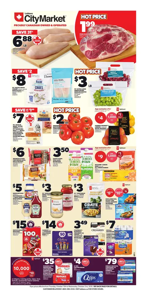 Weekly Flyer - Valid Thursday, October 15- Wednesday, October 21