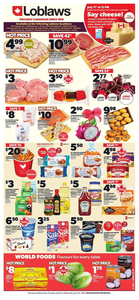 Weekly Flyer - Valid Thursday, July 9 - Wednesday, July 15
