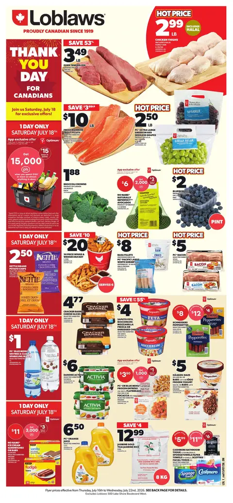 Weekly Flyer - Valid Thursday, July 16 - Wednesday, July 22