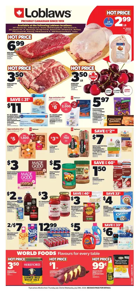 Weekly Flyer - Valid Thursday, July 23 - Wednesday, July 29