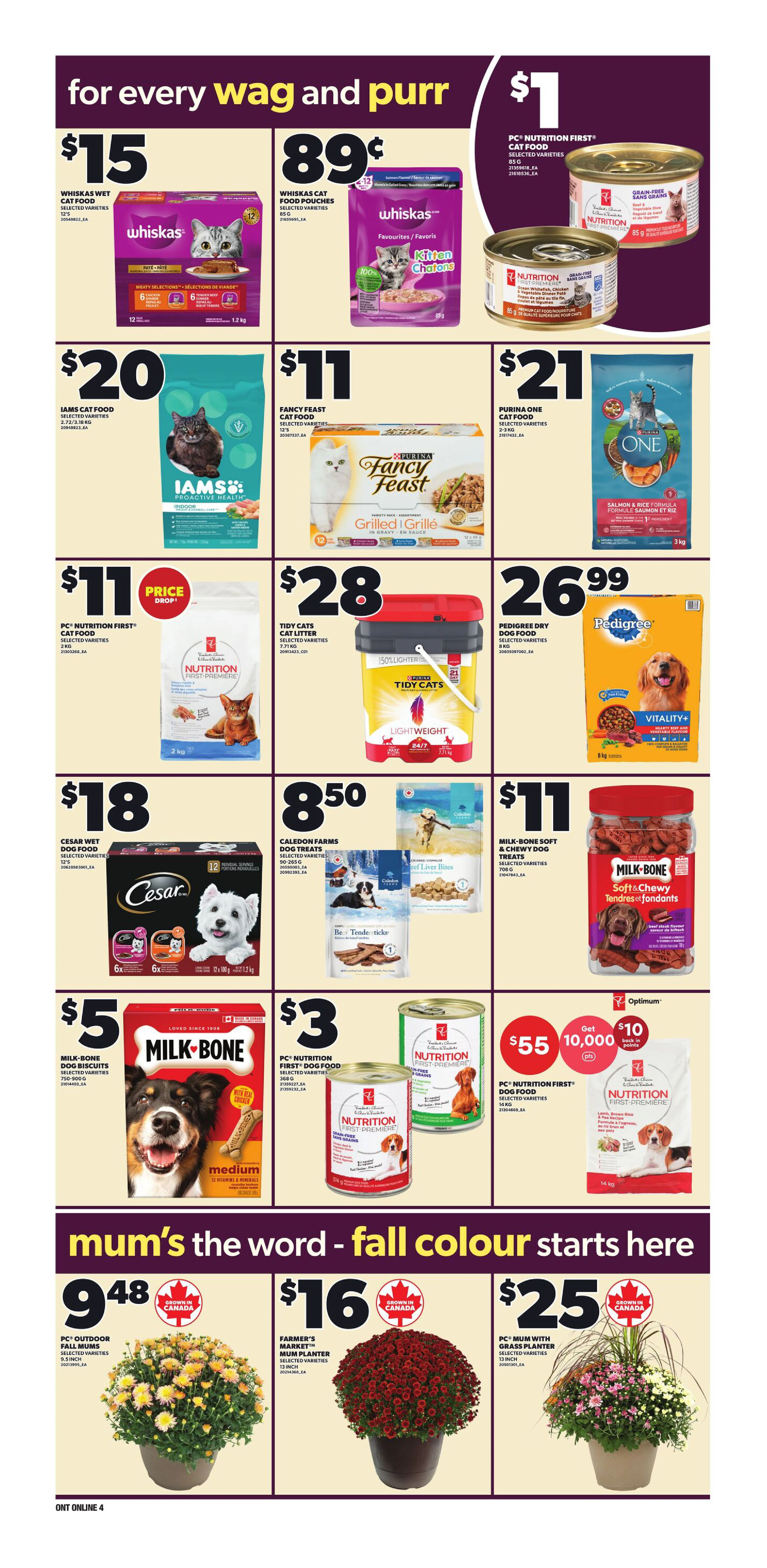 Loblaws Ontario Weekly Flyer - Valid Thursday, September 03 - Wednesday, September 09 - Page 4