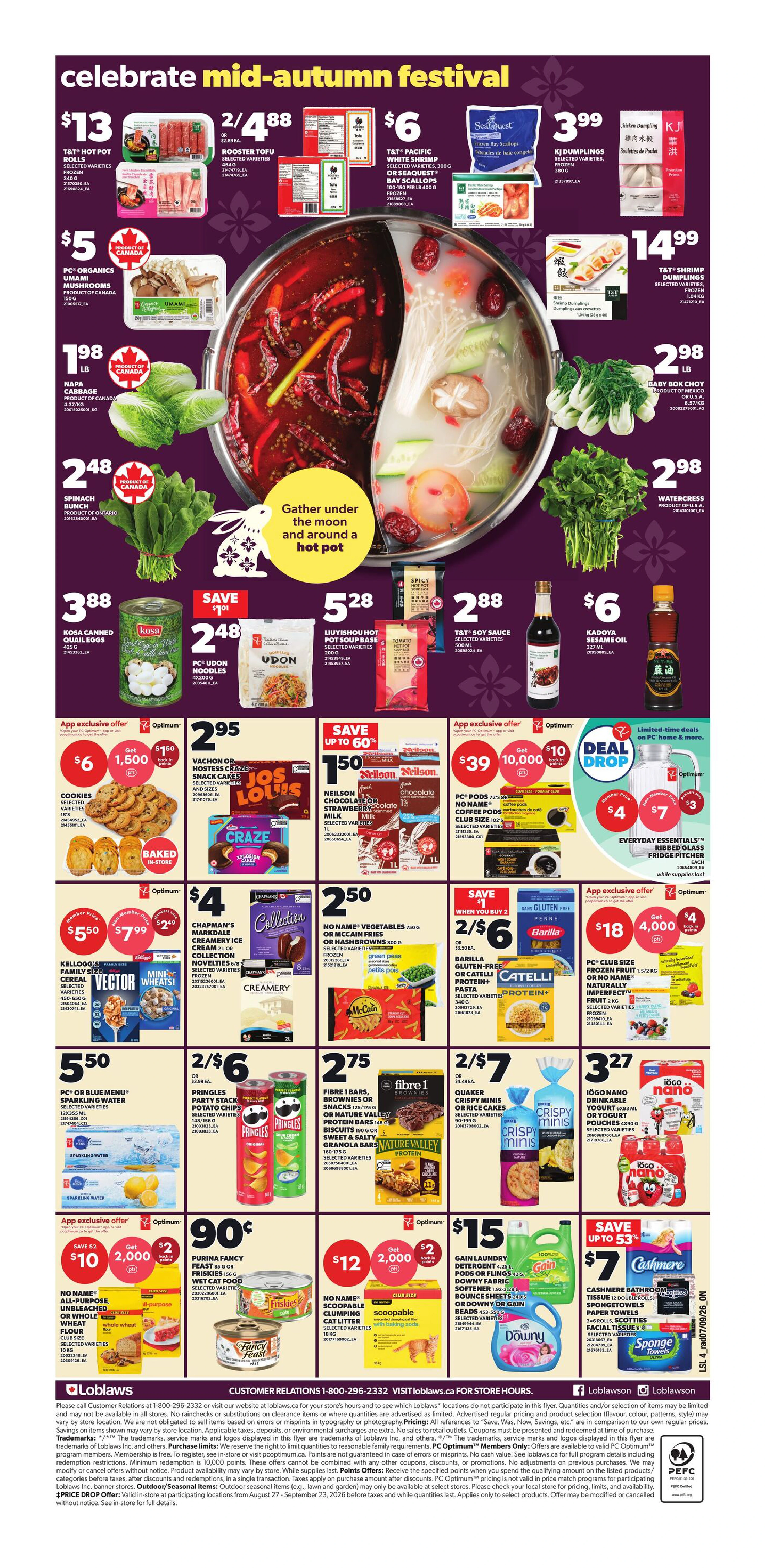 Loblaws Ontario Weekly Flyer - Valid Thursday, September 10 - Wednesday, September 16 - Page 2