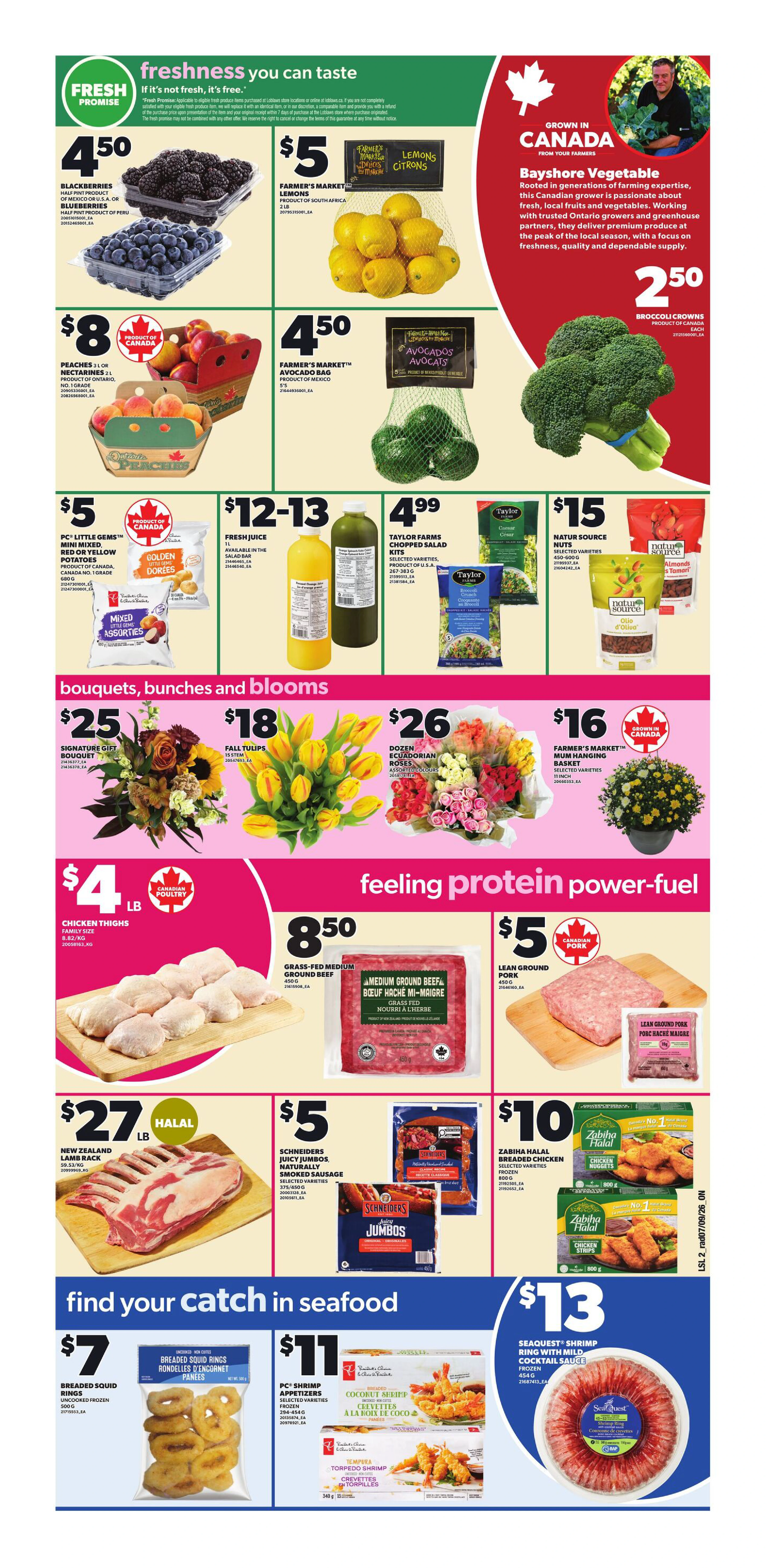 Loblaws Ontario Weekly Flyer - Valid Thursday, September 10 - Wednesday, September 16 - Page 3