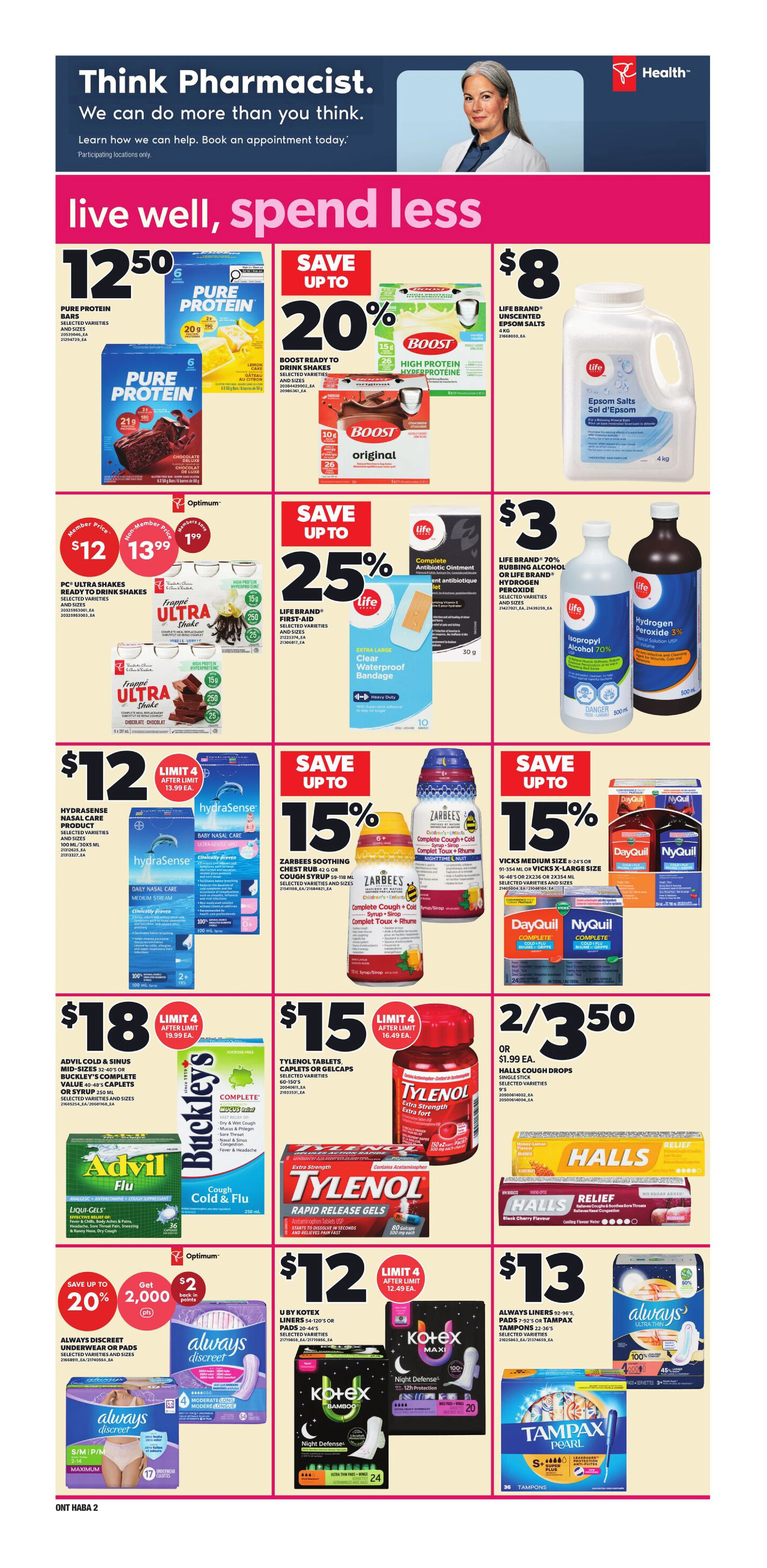 Loblaws Ontario Weekly Flyer - Valid Thursday, September 17 - Wednesday, September 23 - Page 12
