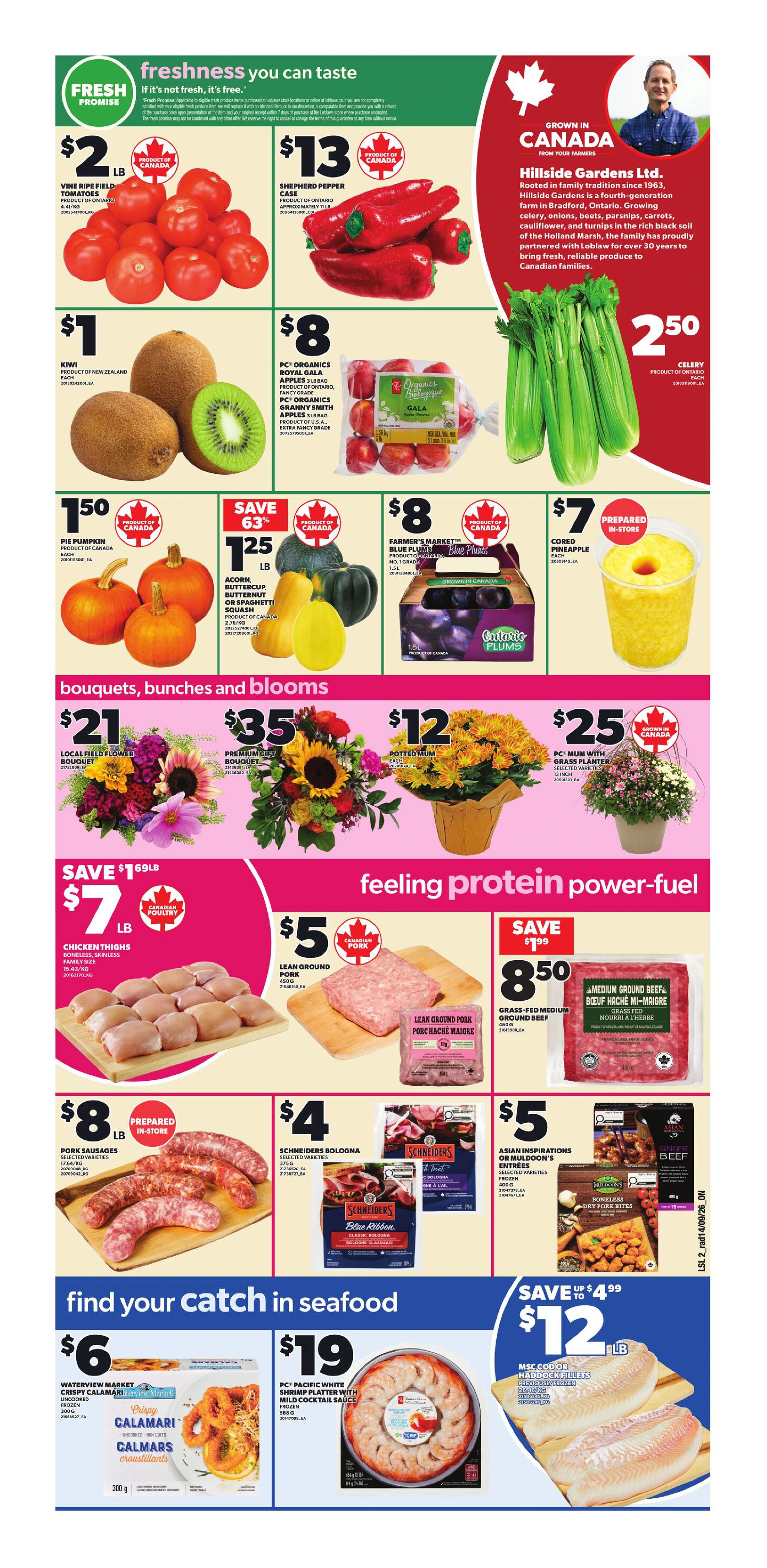 Loblaws Ontario Weekly Flyer - Valid Thursday, September 17 - Wednesday, September 23 - Page 3