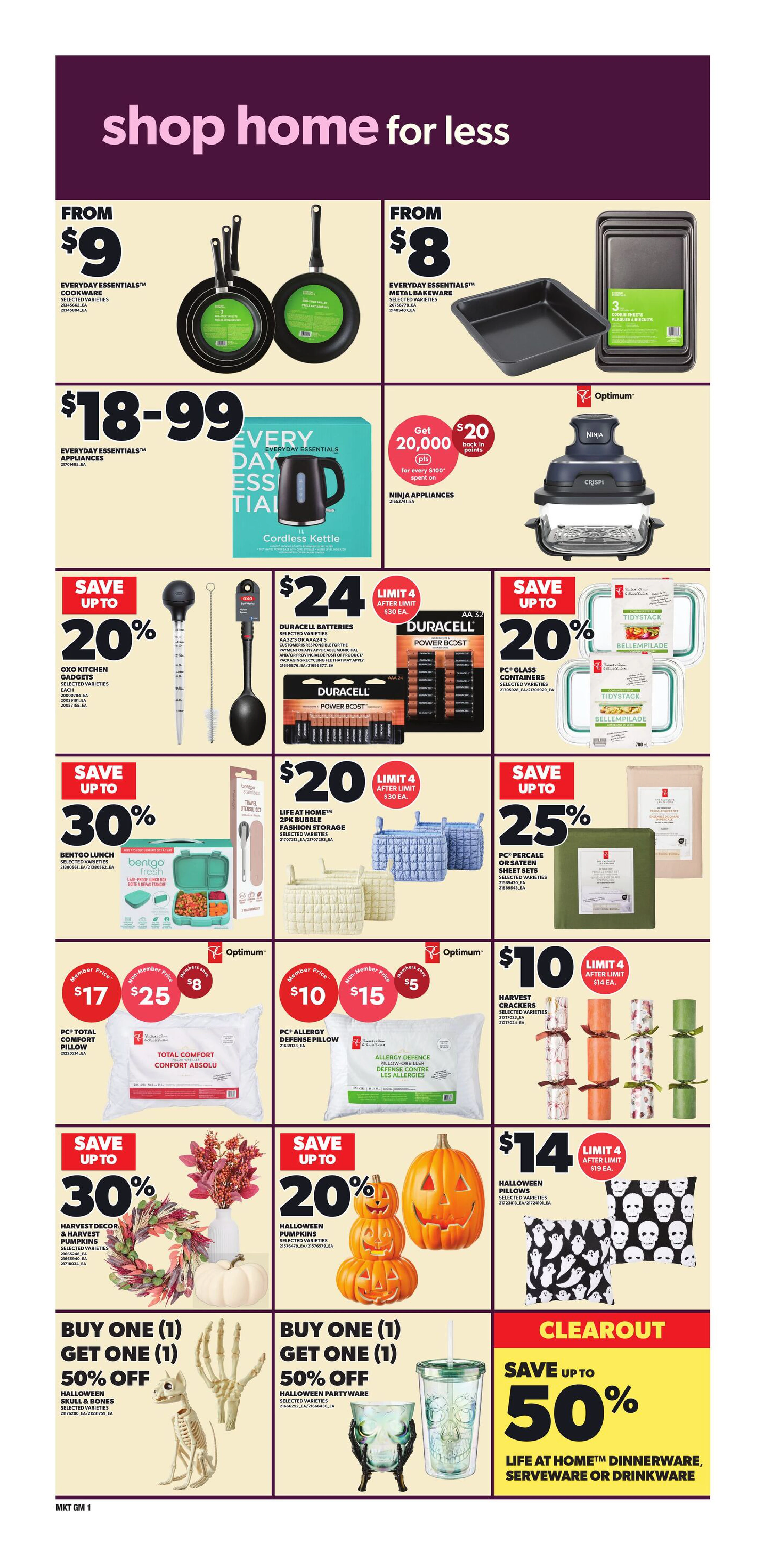 Loblaws Ontario Weekly Flyer - Valid Thursday, October 1 - Wednesday, October 7 - Page 14
