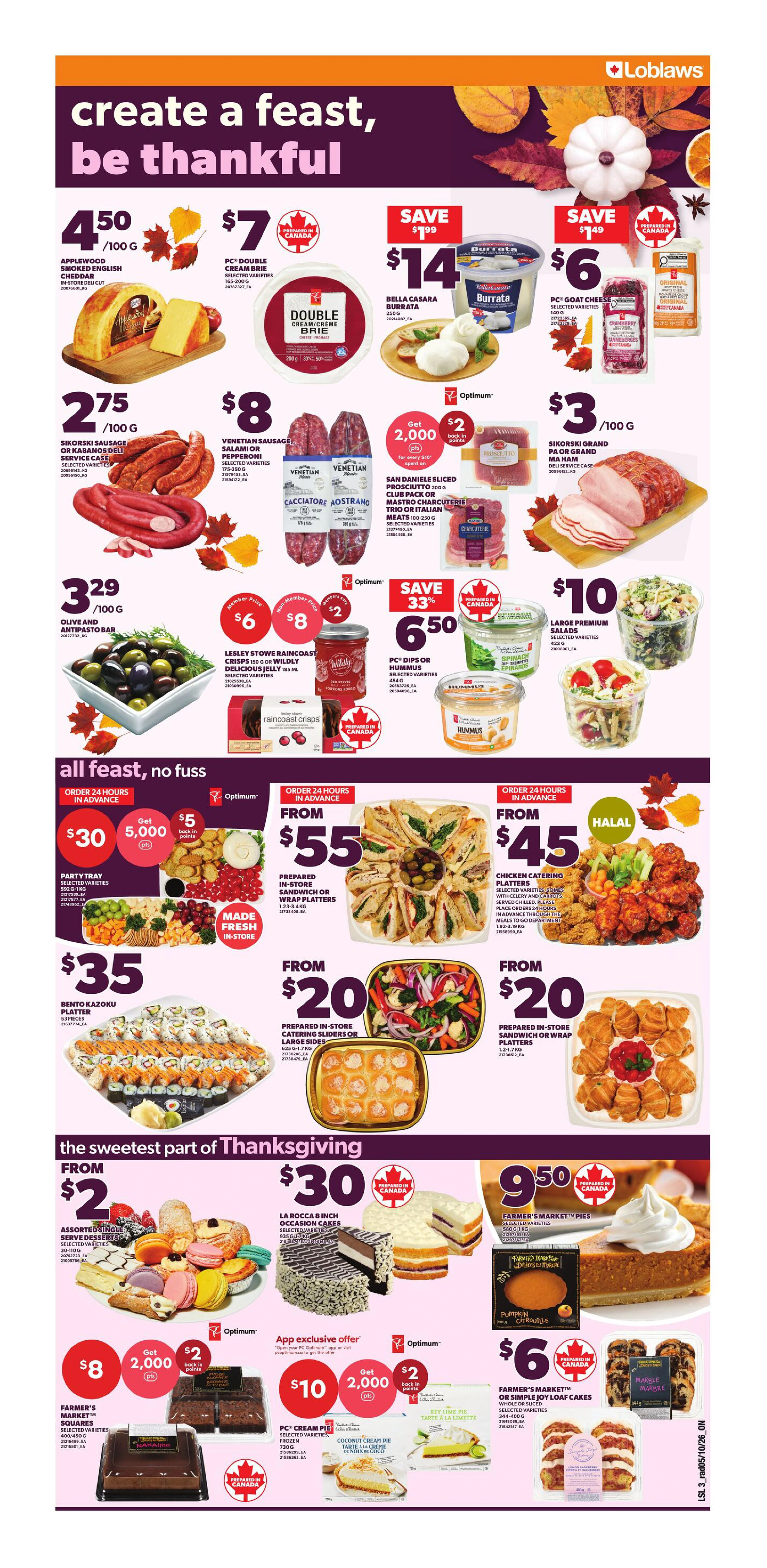 Loblaws Ontario Weekly Flyer - Valid Thursday, October 8 - Wednesday, October 14 - Page 4