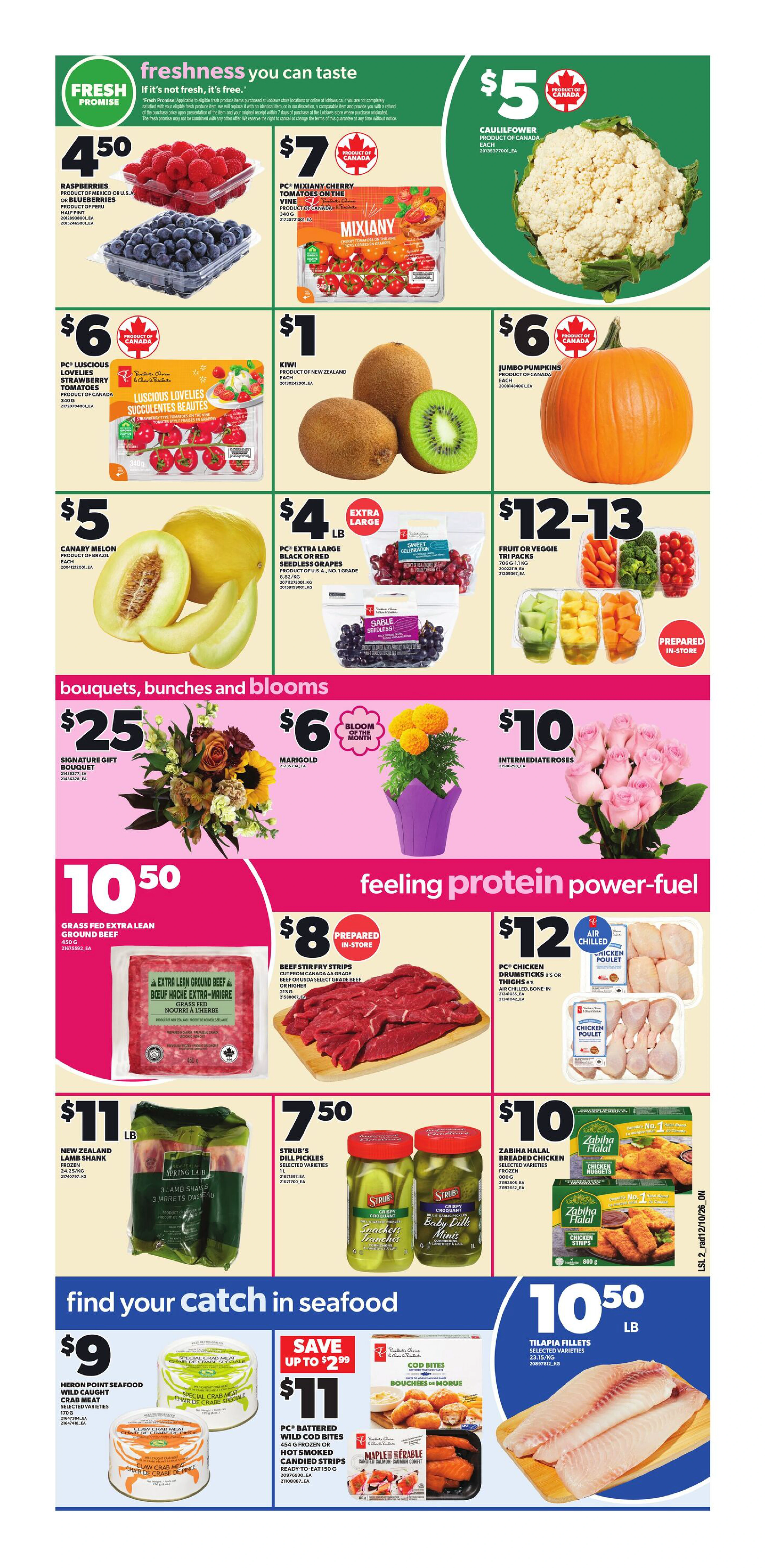 Loblaws Ontario Weekly Flyer - Valid Thursday, October 15 - Wednesday, October 21 - Page 3