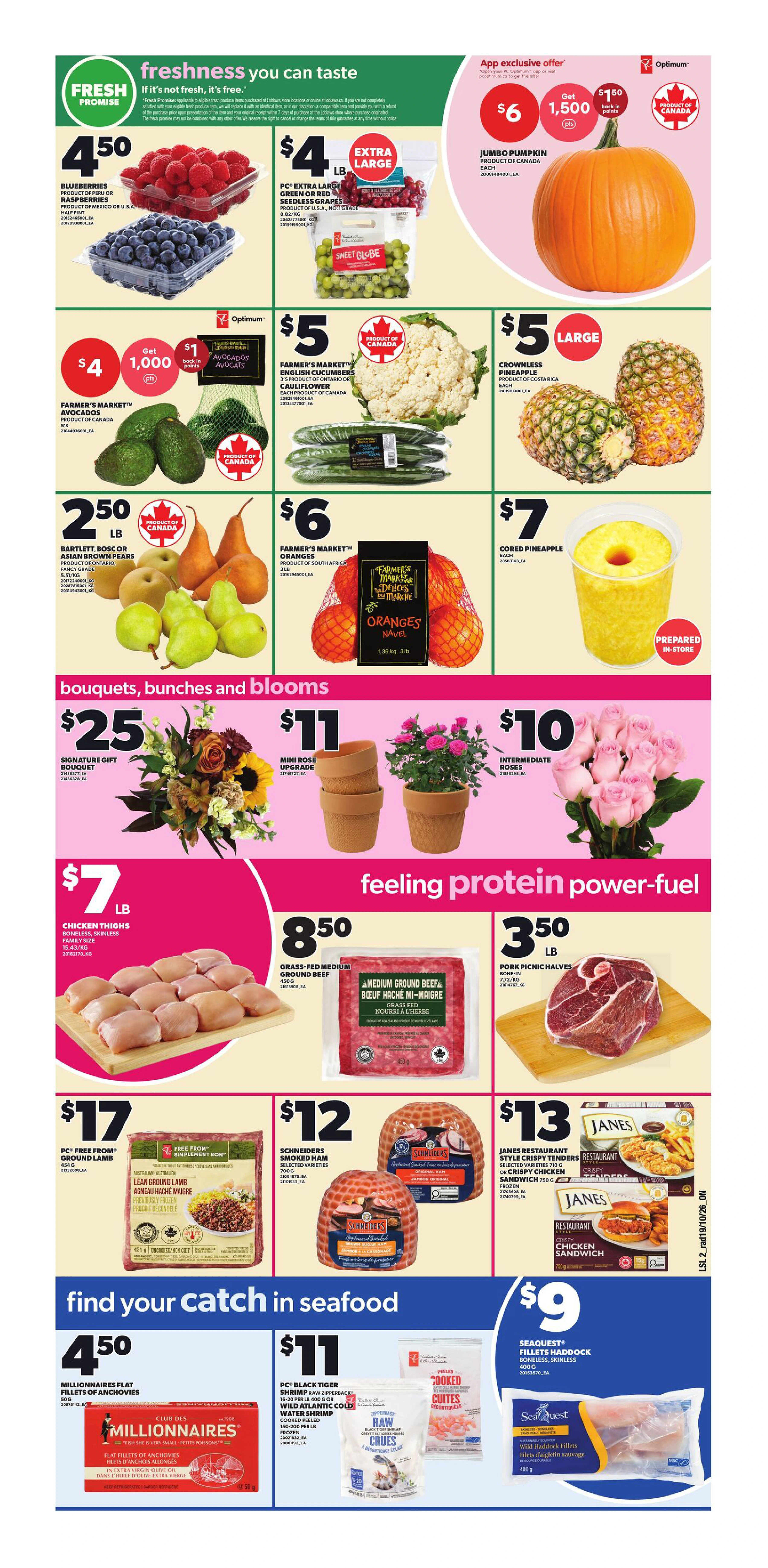 Loblaws Ontario Weekly Flyer - Valid Thursday, October 22 - Wednesday, October 28 - Page 3