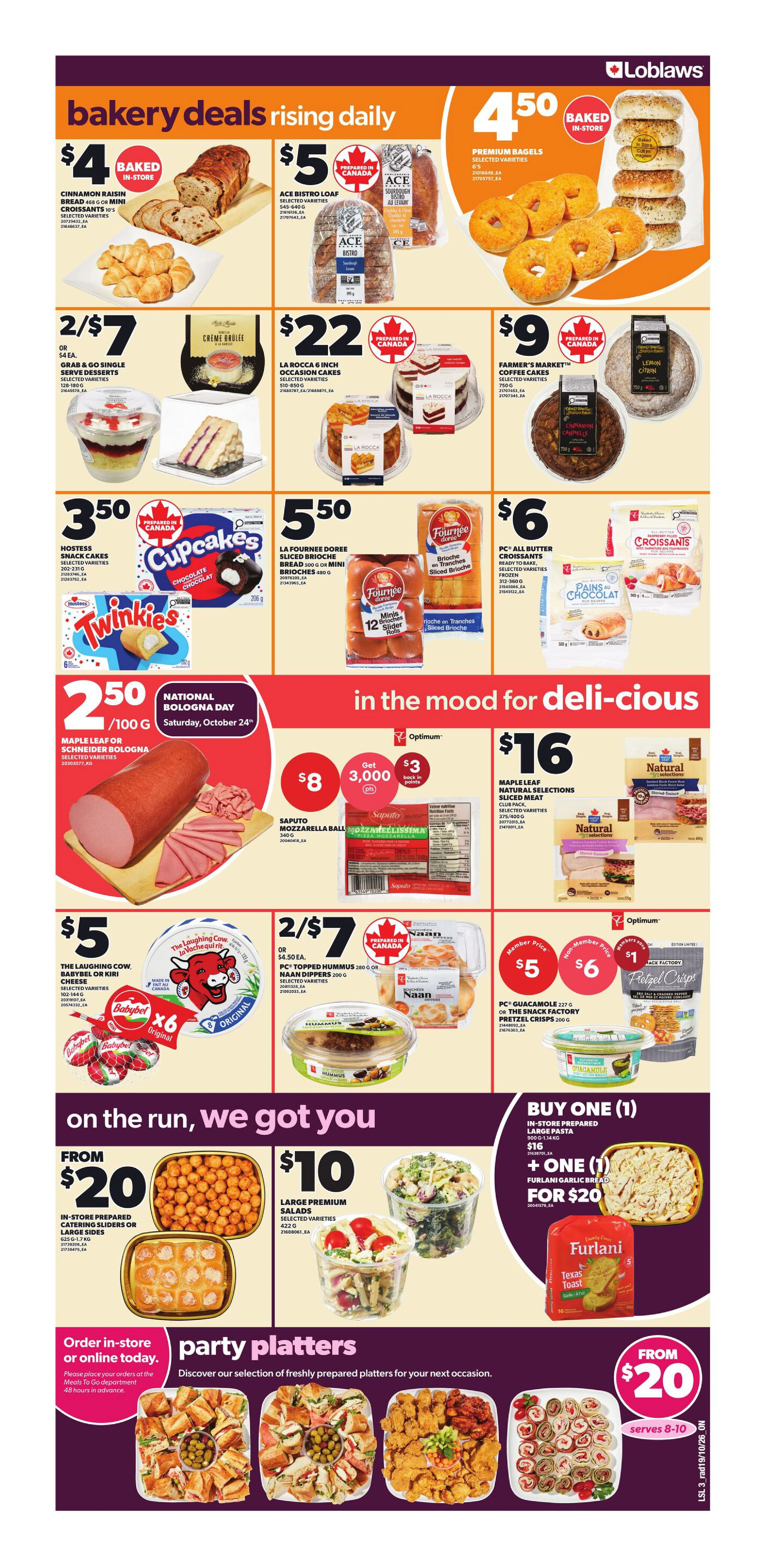 Loblaws Ontario Weekly Flyer - Valid Thursday, October 22 - Wednesday, October 28 - Page 4