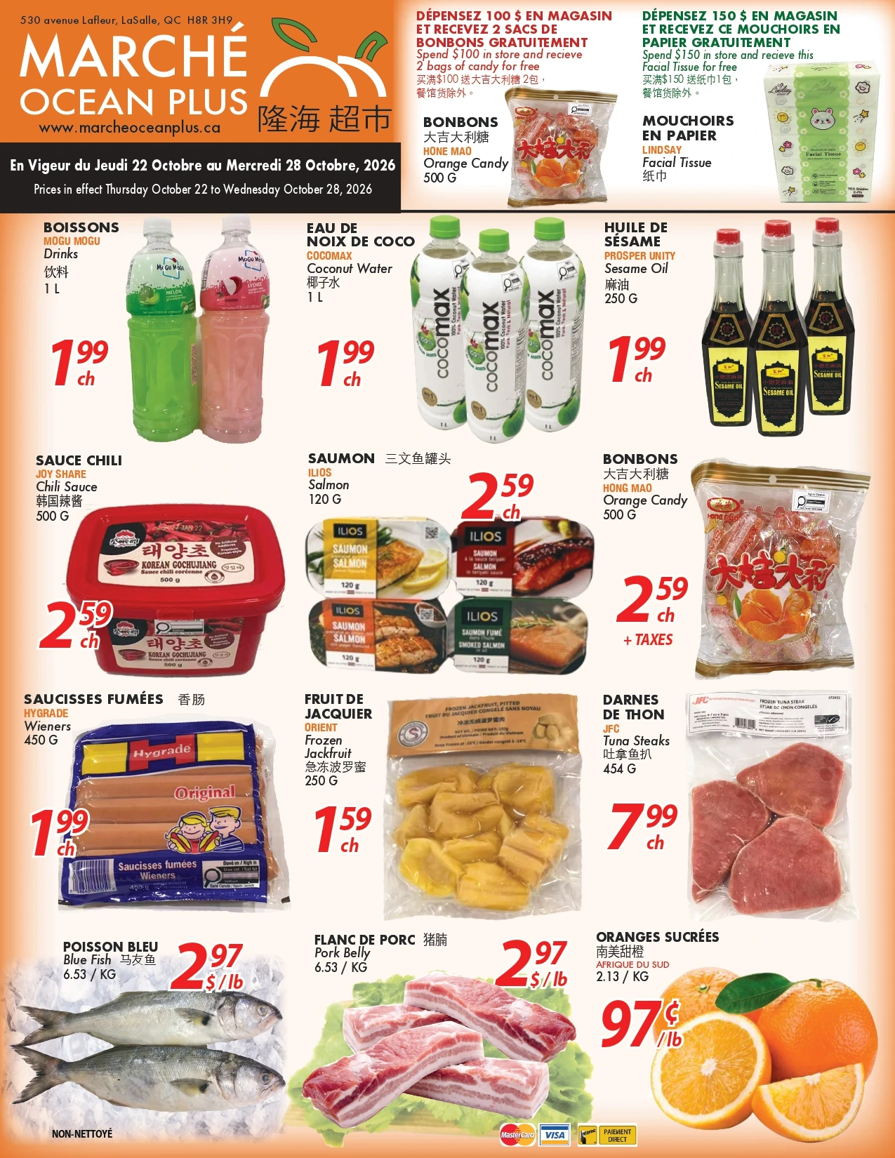 Marche Oceans Plus Weekly Flyer - Page 1