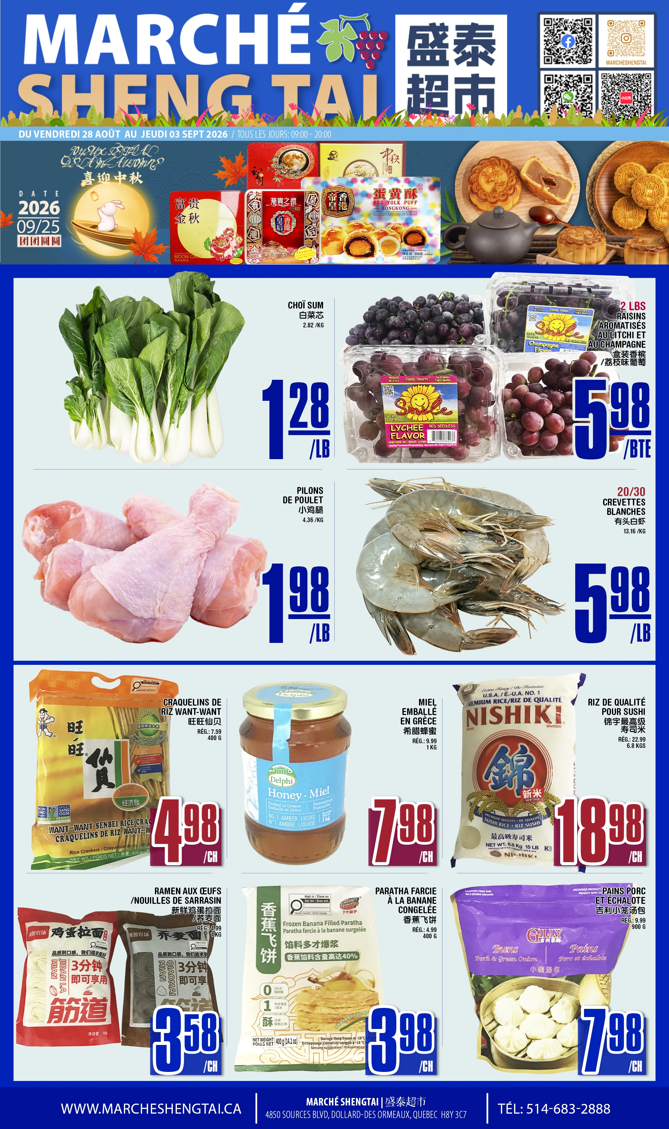 Marche Sheng Tai Quebec Weekly Flyer - Page 1