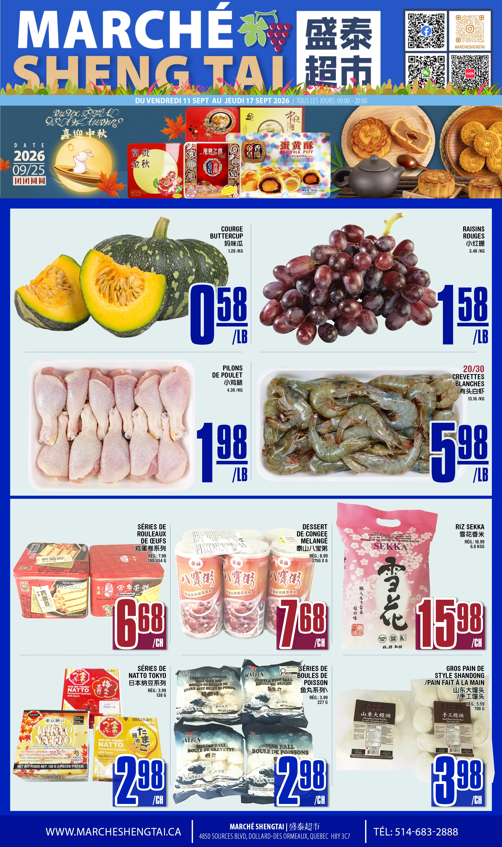 Marche Sheng Tai Quebec Weekly Flyer - Page 1