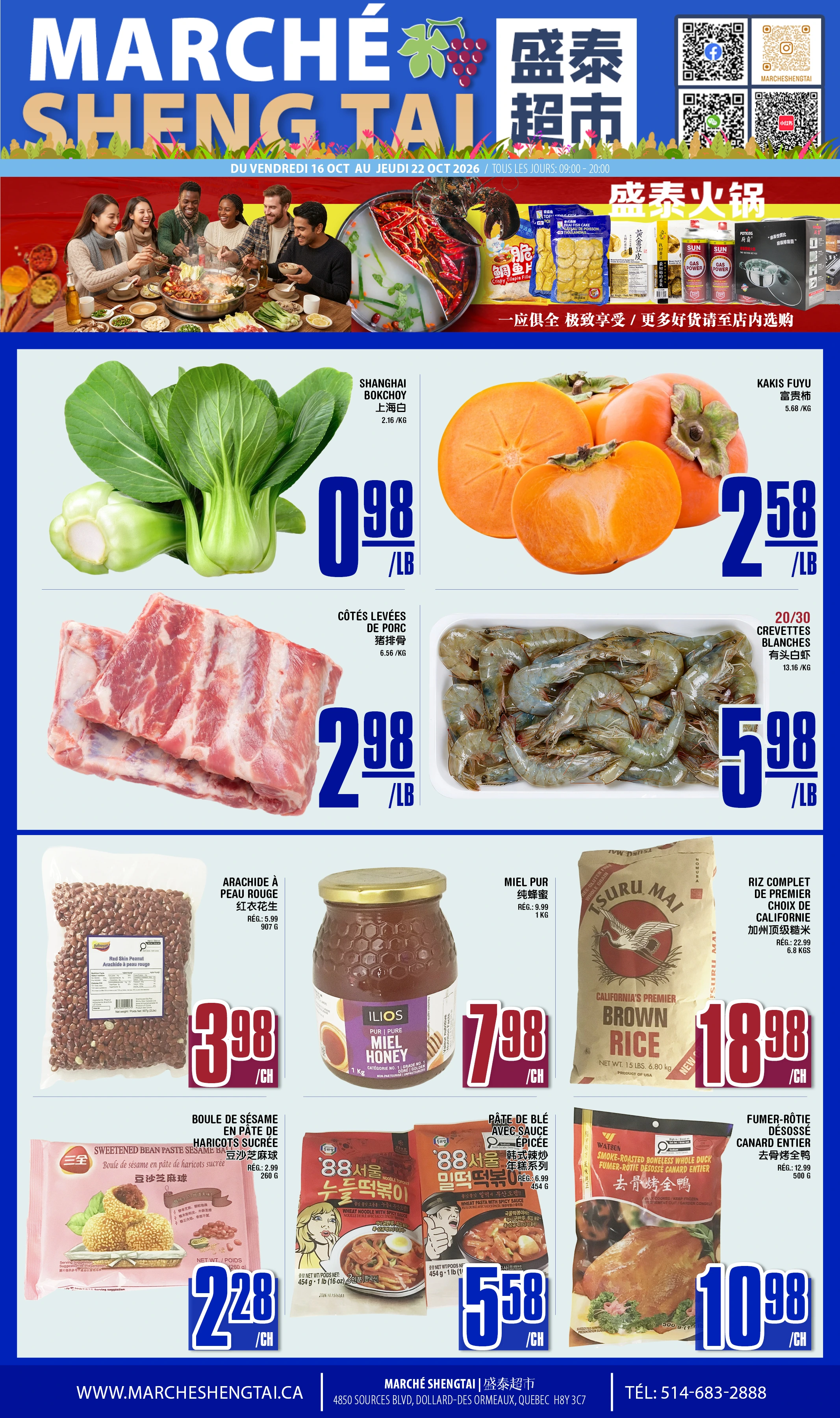 Marche Sheng Tai Quebec Weekly Flyer - Page 1