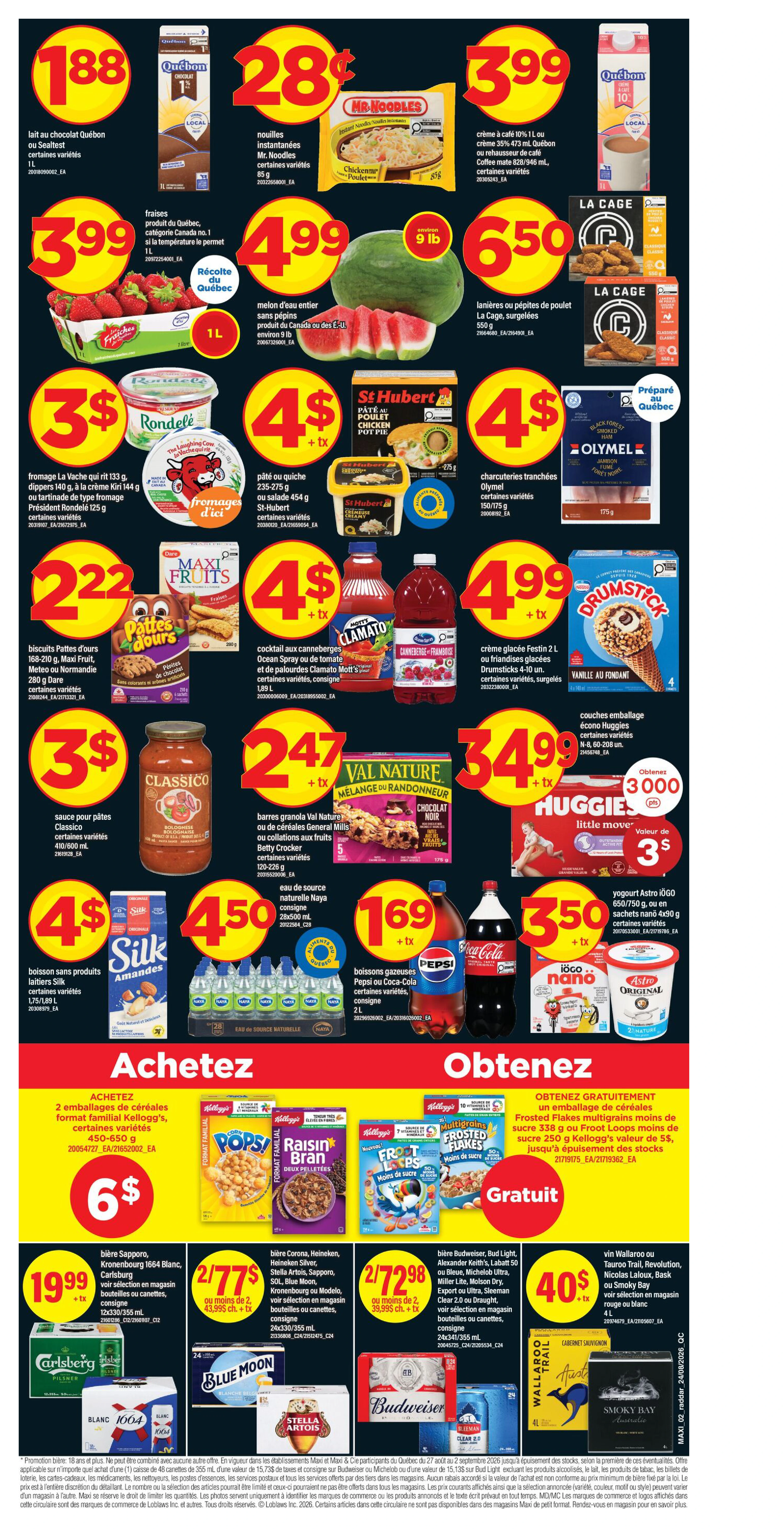 Maxi Weekly Flyer - Valid Thursday, August 27 - Wednesday, September 02 - Page 2