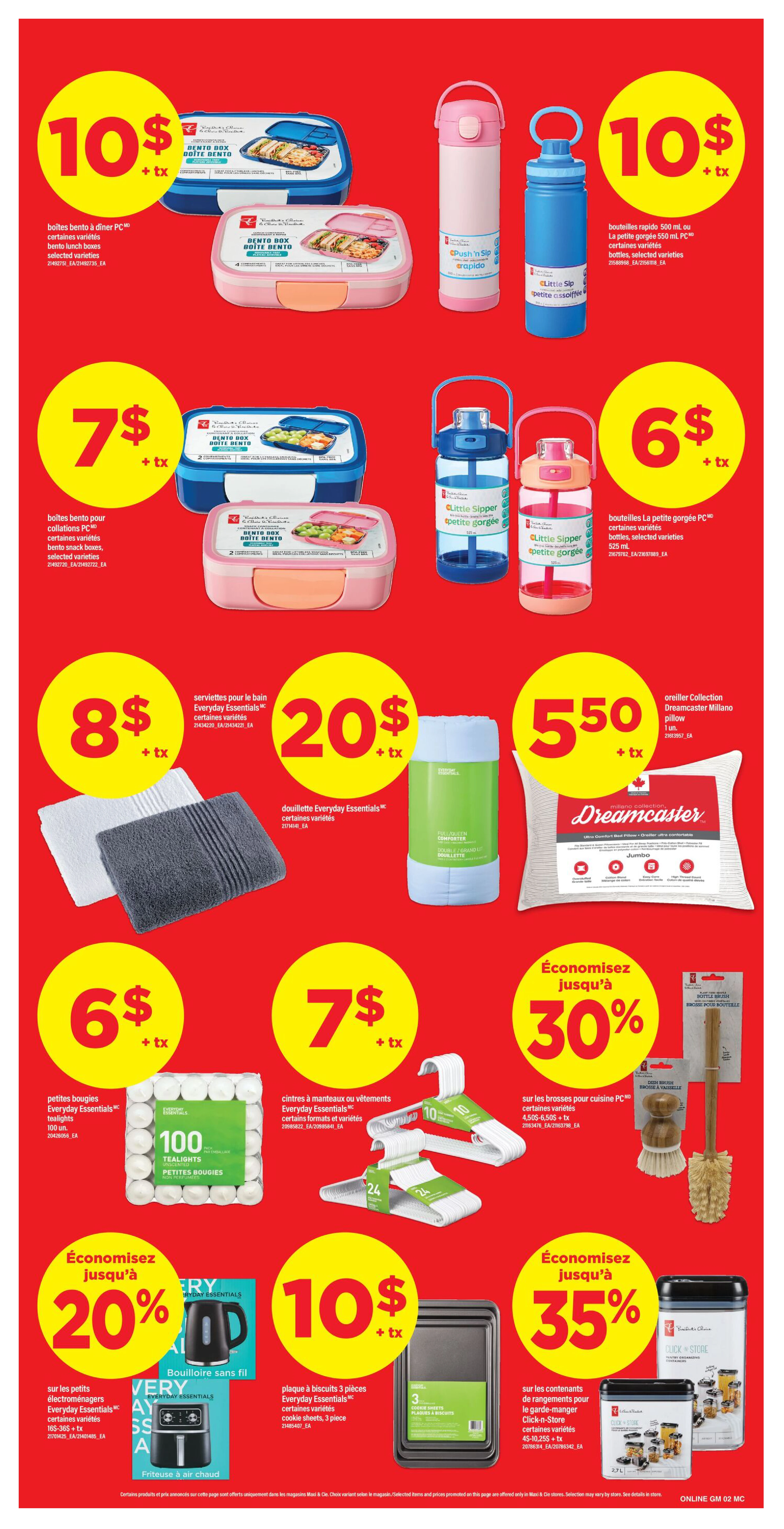 Maxi Weekly Flyer - Valid Thursday, August 27 - Wednesday, September 02 - Page 20