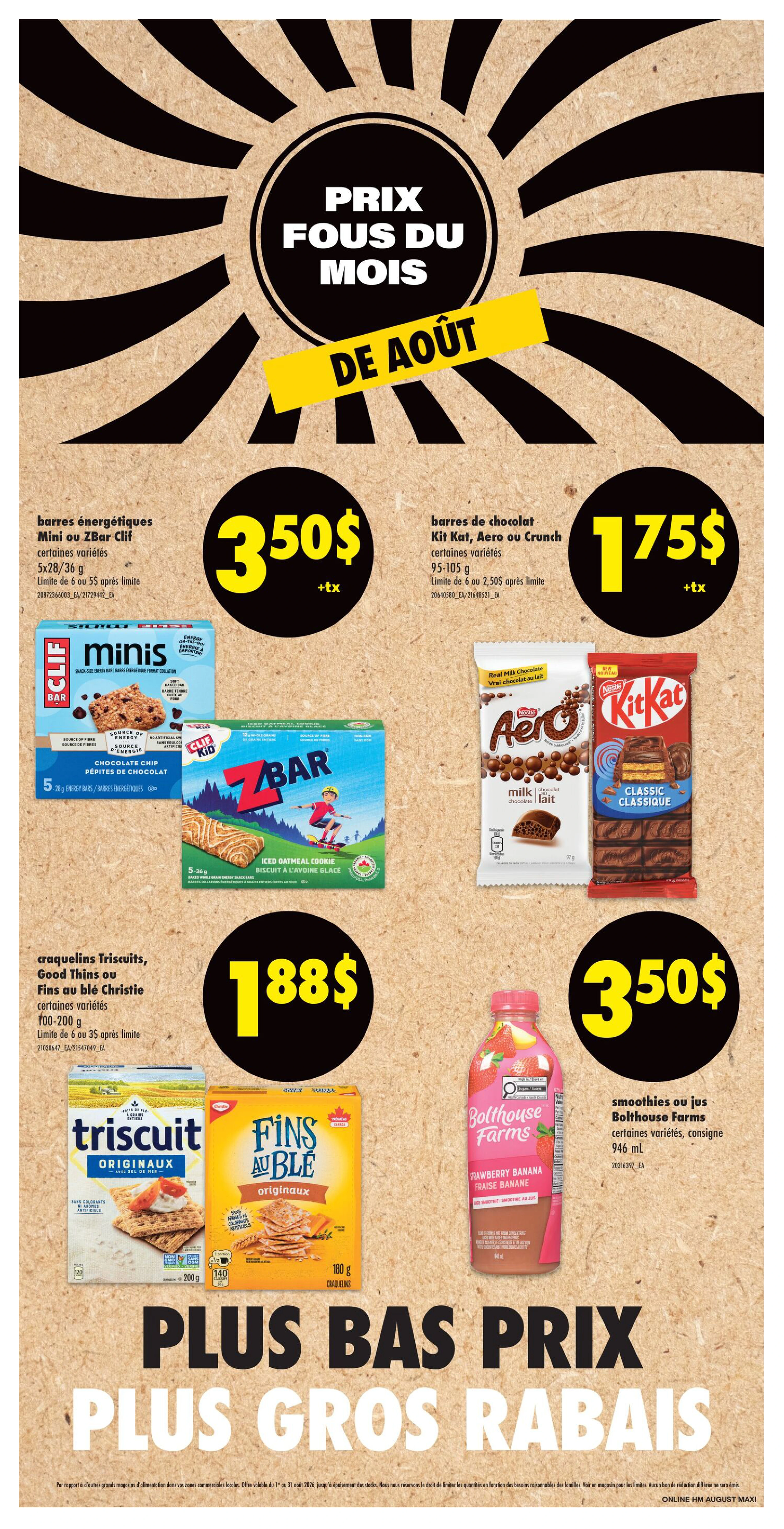Maxi Weekly Flyer - Valid Thursday, August 27 - Wednesday, September 02 - Page 3