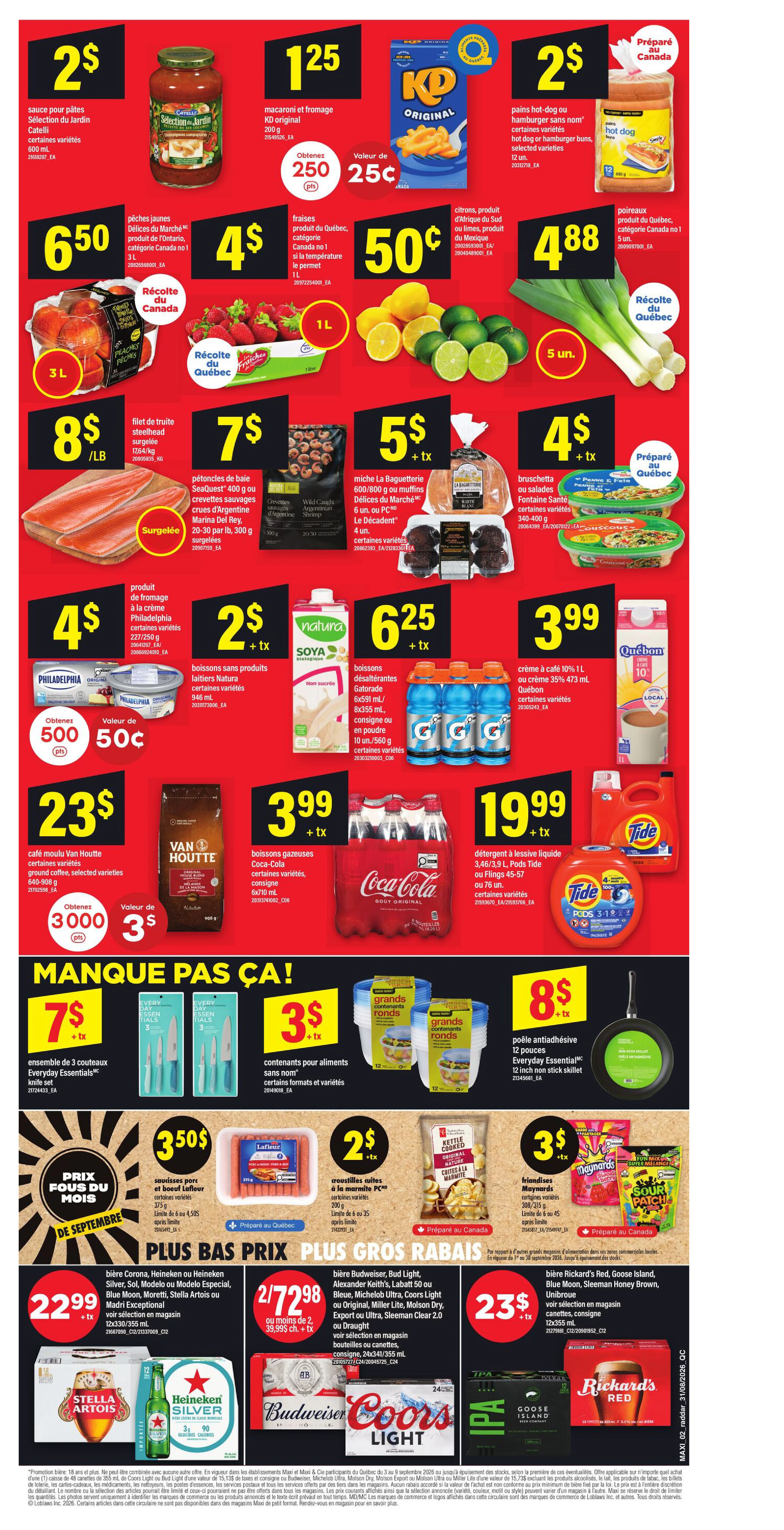 Maxi Weekly Flyer - Valid Thursday, September 03 - Wednesday, September 09 - Page 2