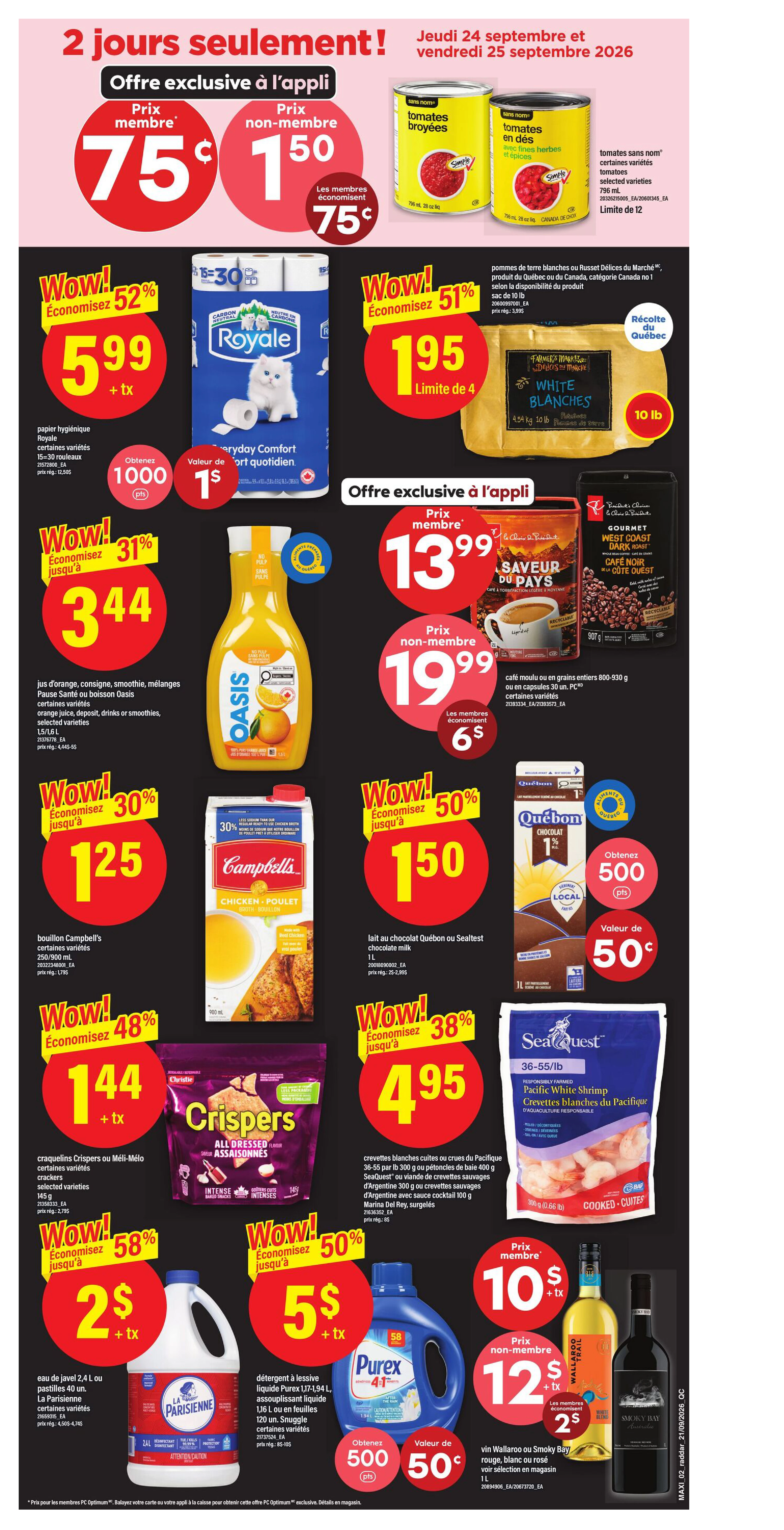 Maxi Weekly Flyer - Valid Thursday, September 24 - Wednesday, September 30 - Page 2