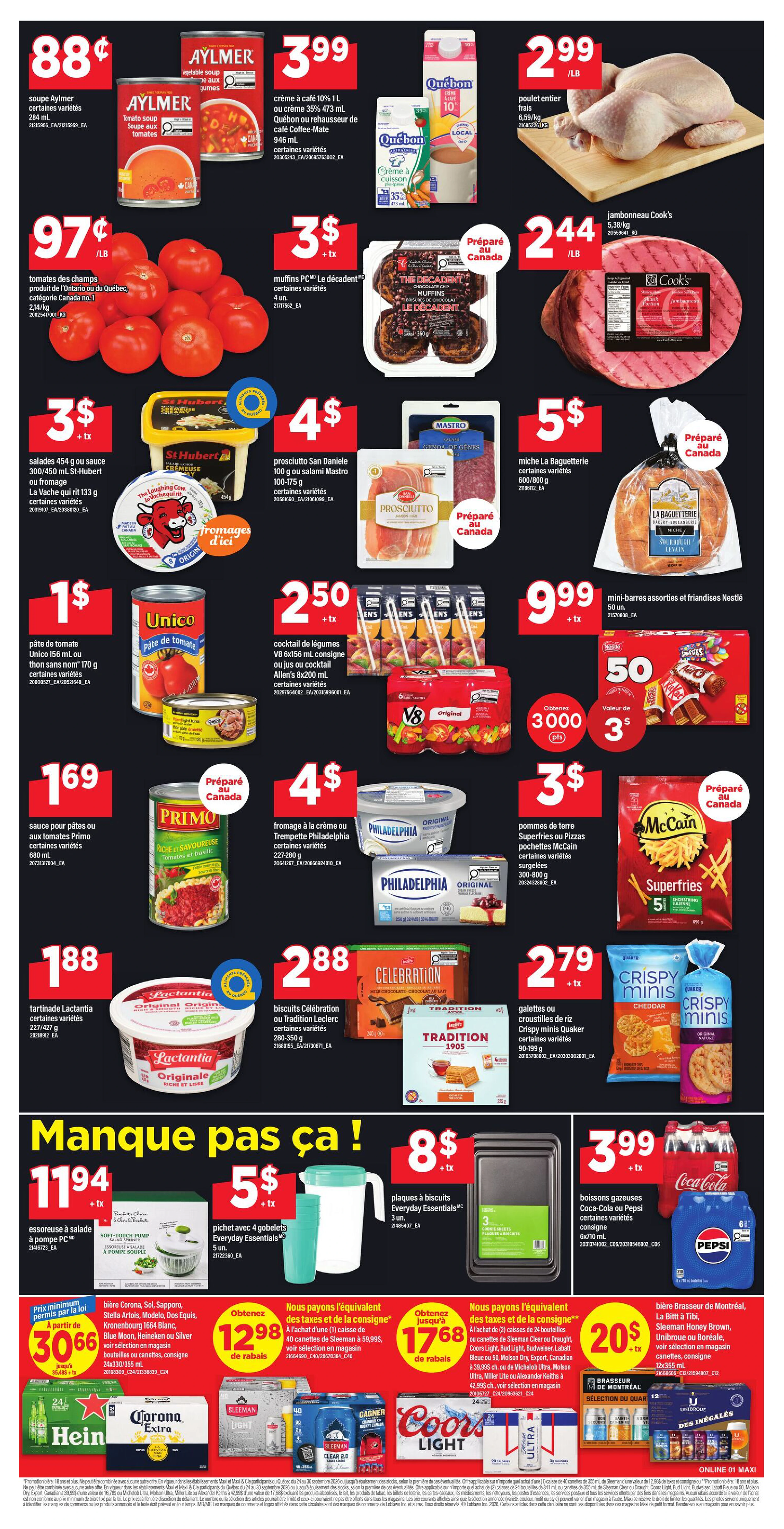 Maxi Weekly Flyer - Valid Thursday, September 24 - Wednesday, September 30 - Page 3