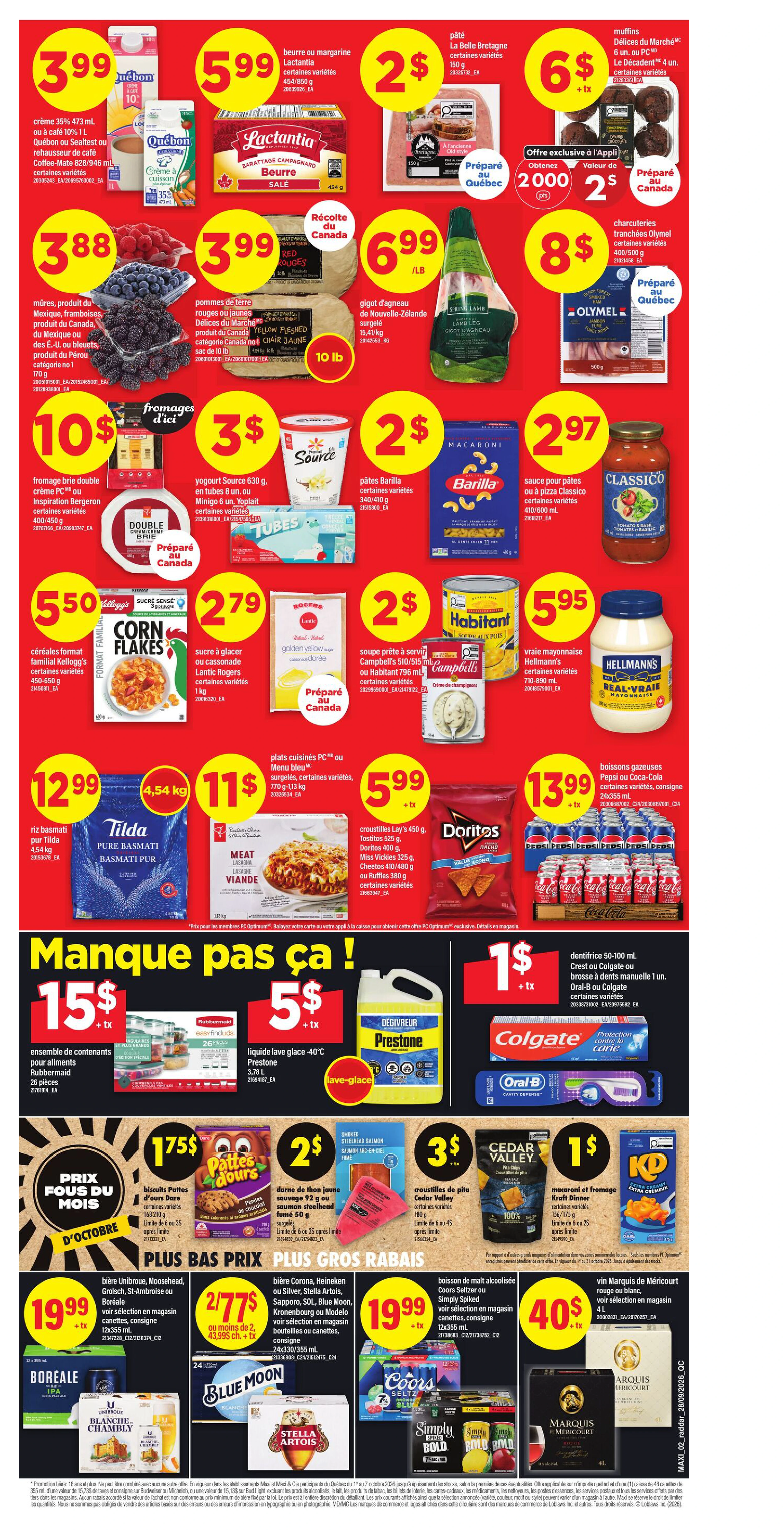 Maxi Weekly Flyer - Valid Thursday, October 1 - Wednesday, October 7 - Page 2