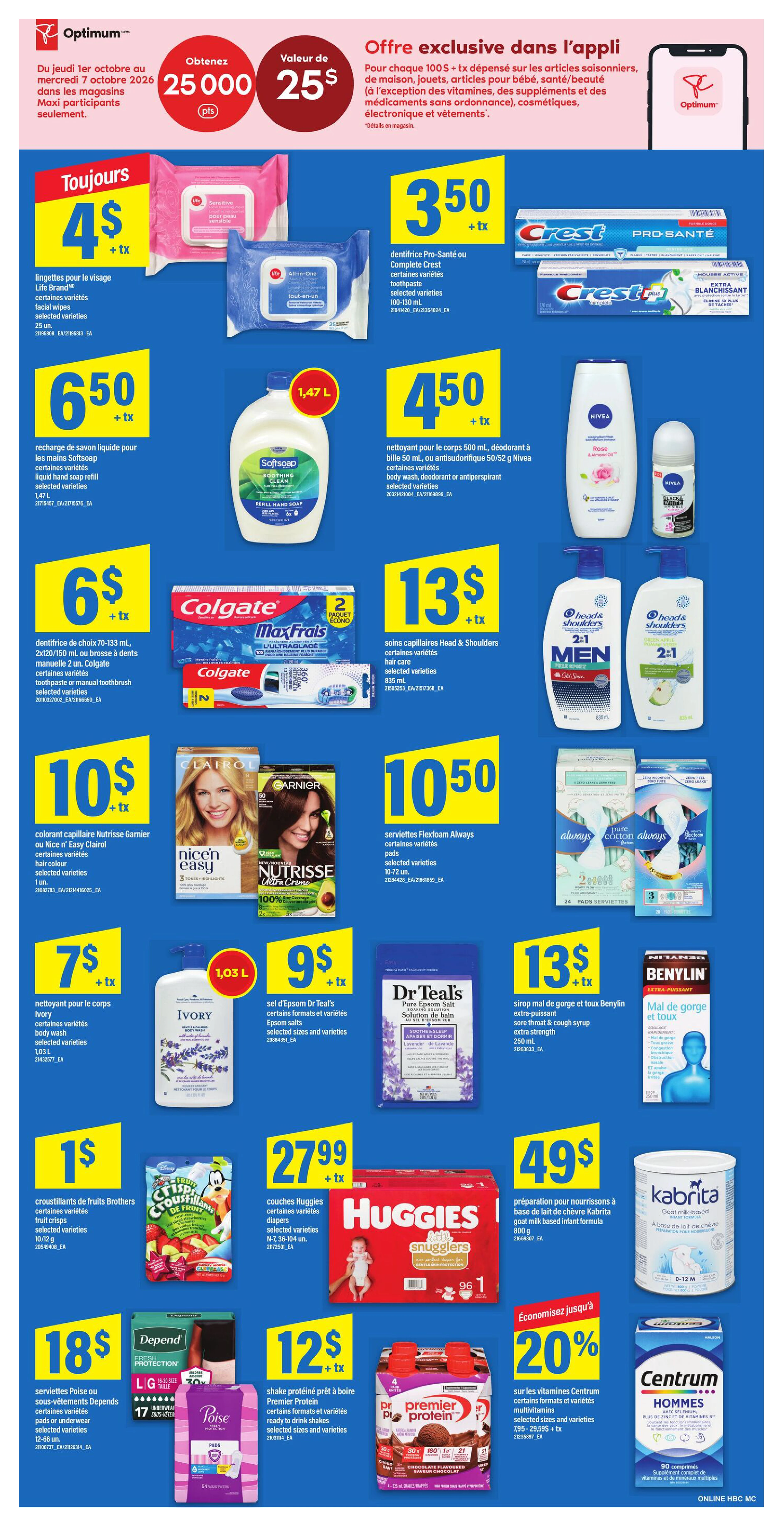 Maxi Weekly Flyer - Valid Thursday, October 1 - Wednesday, October 7 - Page 20