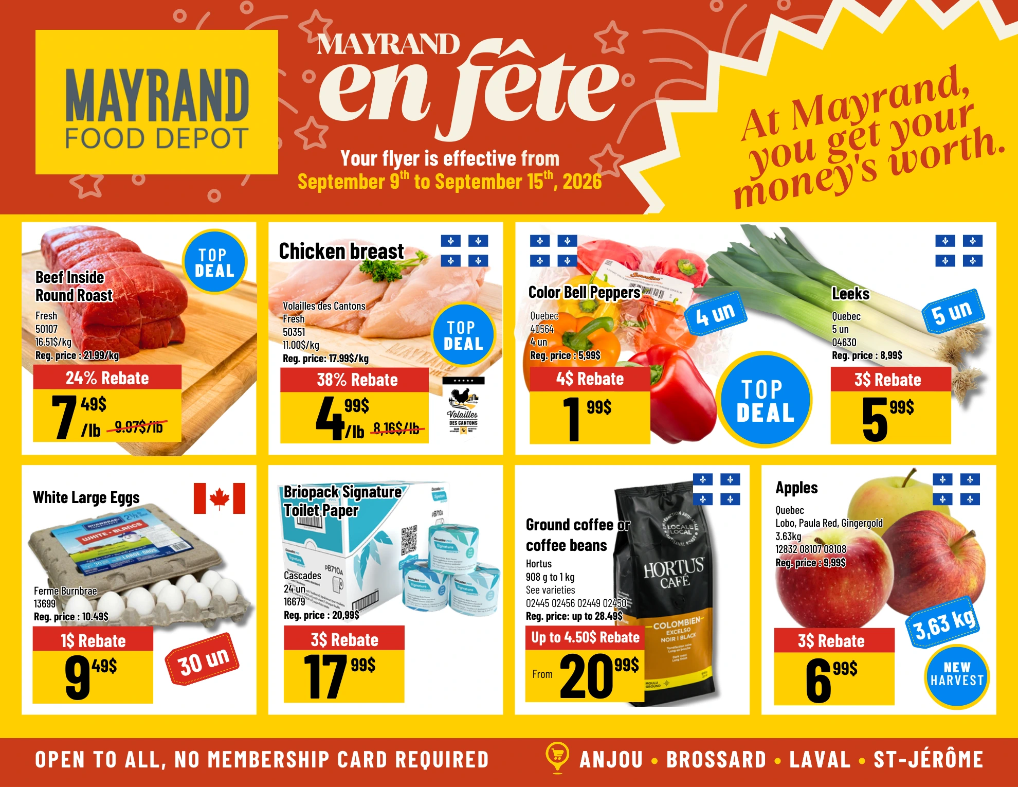 Mayrand Weekly Flyer - Page 1