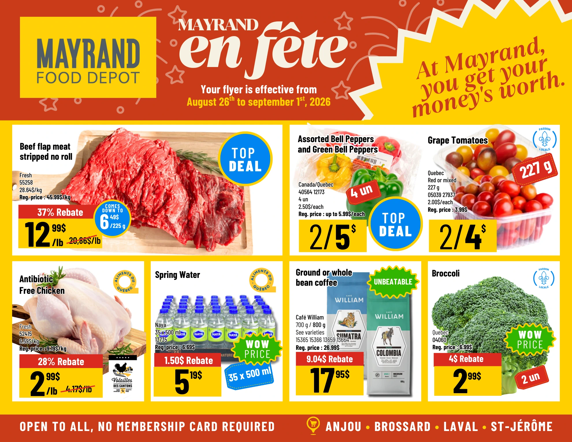 Mayrand Weekly Flyer - Page 1