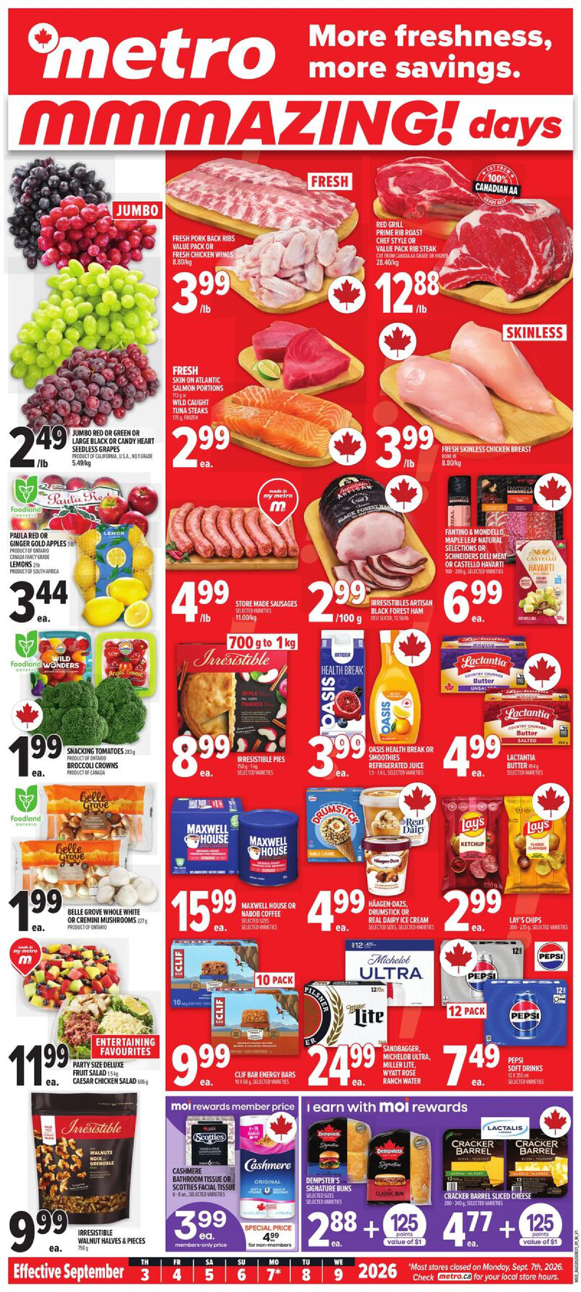 Metro Ontario Weekly Flyer V1 - Base MSF ECOMM SKP INS - Page 1