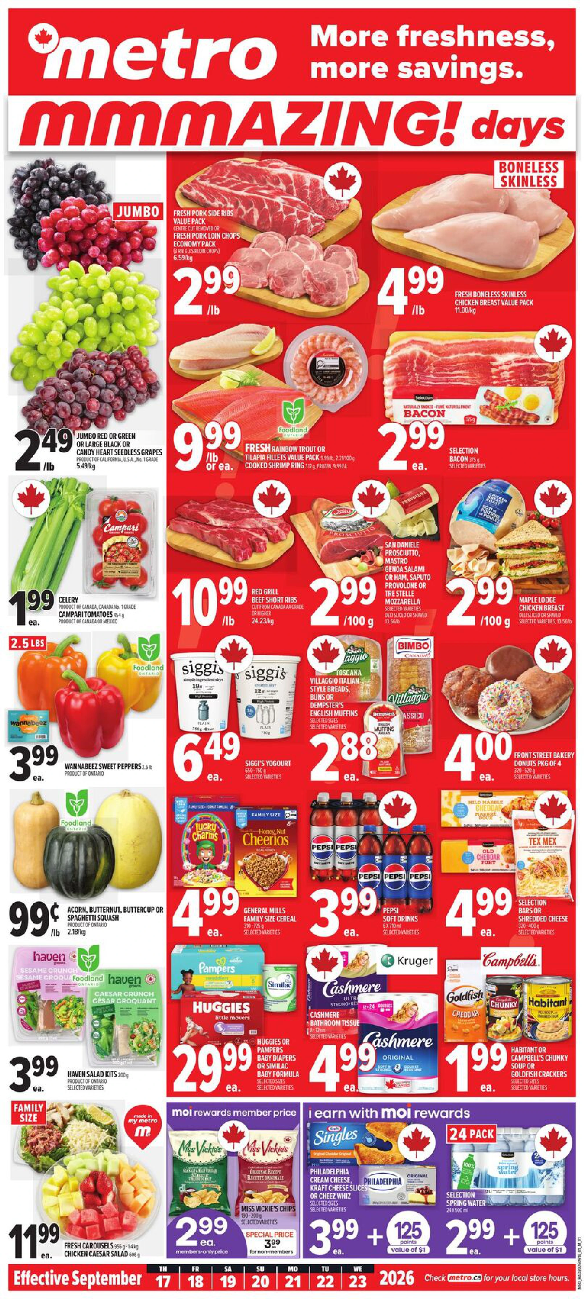 Metro Ontario Weekly Flyer V1 - Base MSF ECOMM BUR INS - Page 1