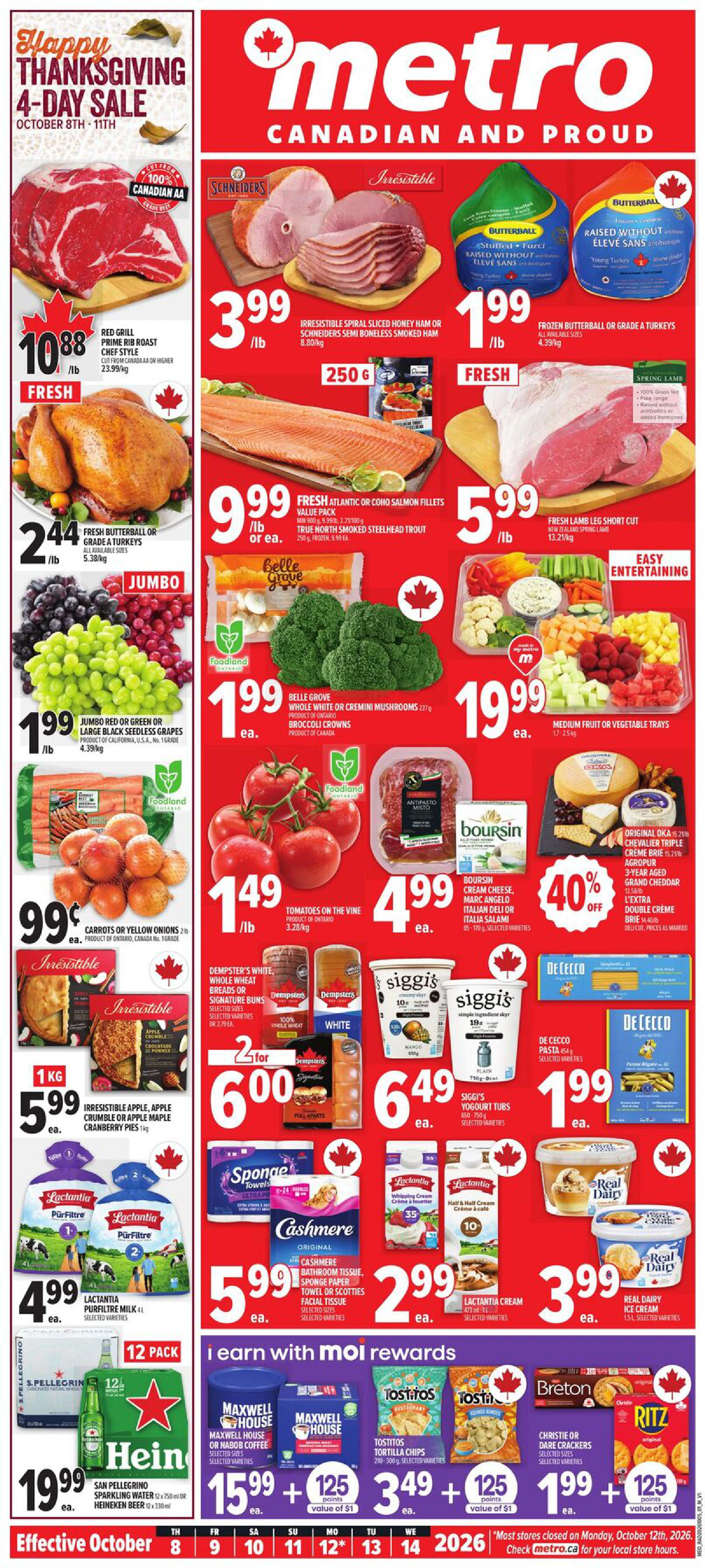 Metro Ontario Weekly Flyer V1 - Base GTA MSF ECOMM INS - Page 1