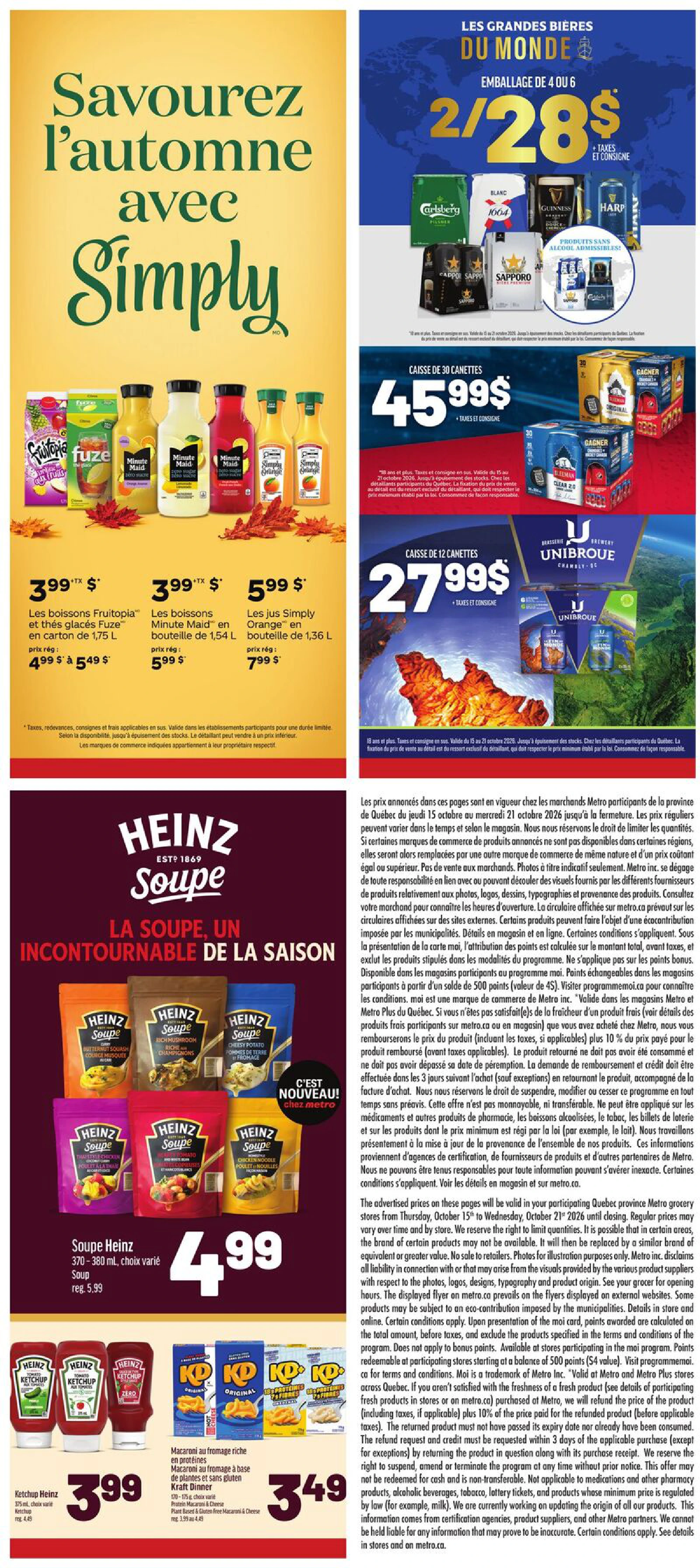 Metro Quebec Circulaire NAT (QC) - Page 22