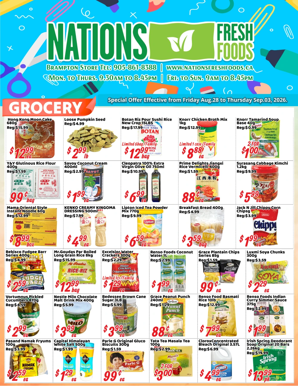 Nations Fresh Foods Brampton Weekly Flyer - Page 1