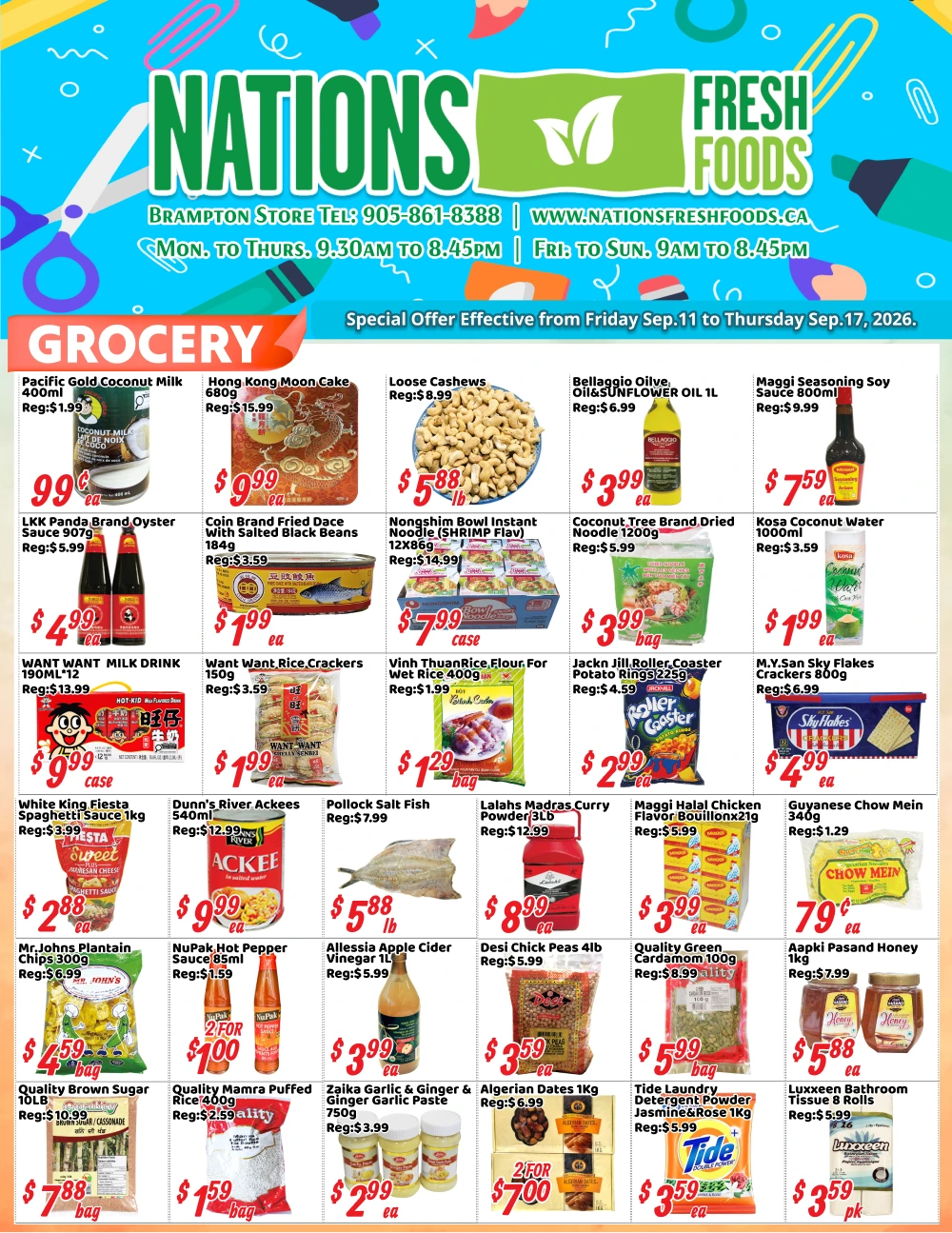 Nations Fresh Foods Brampton Weekly Flyer - Page 1