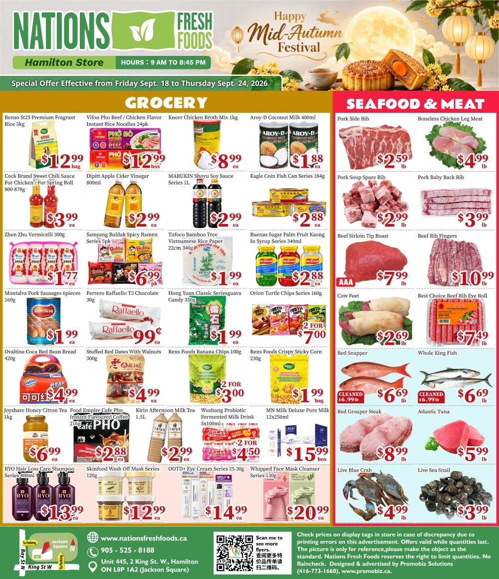 Nations Fresh Foods Hamilton Weekly Flyer - Page 1