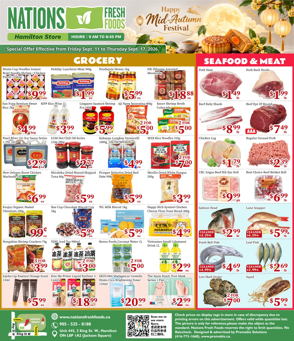 Nations Fresh Foods Hamilton Weekly Flyer - Page 1