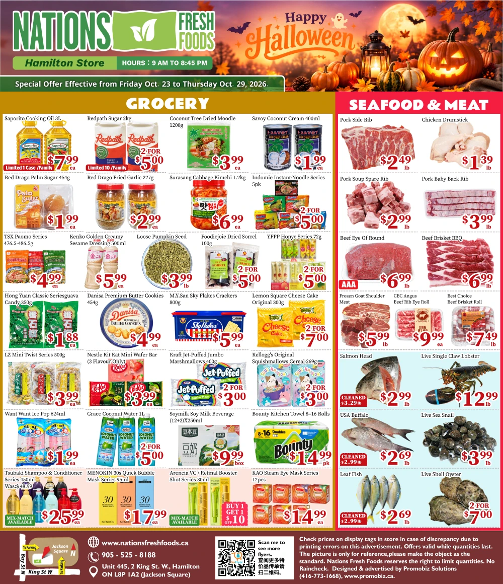 Nations Fresh Foods Hamilton Weekly Flyer - Page 1