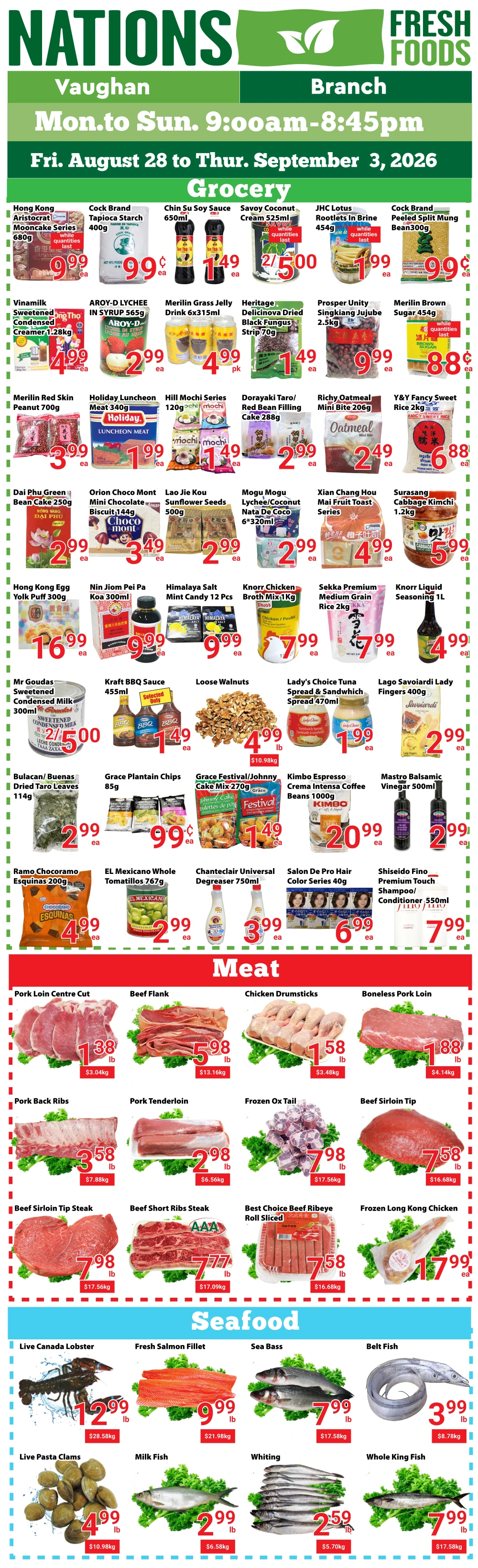 Nations Fresh Foods Vaughan Weekly Flyer - Page 1