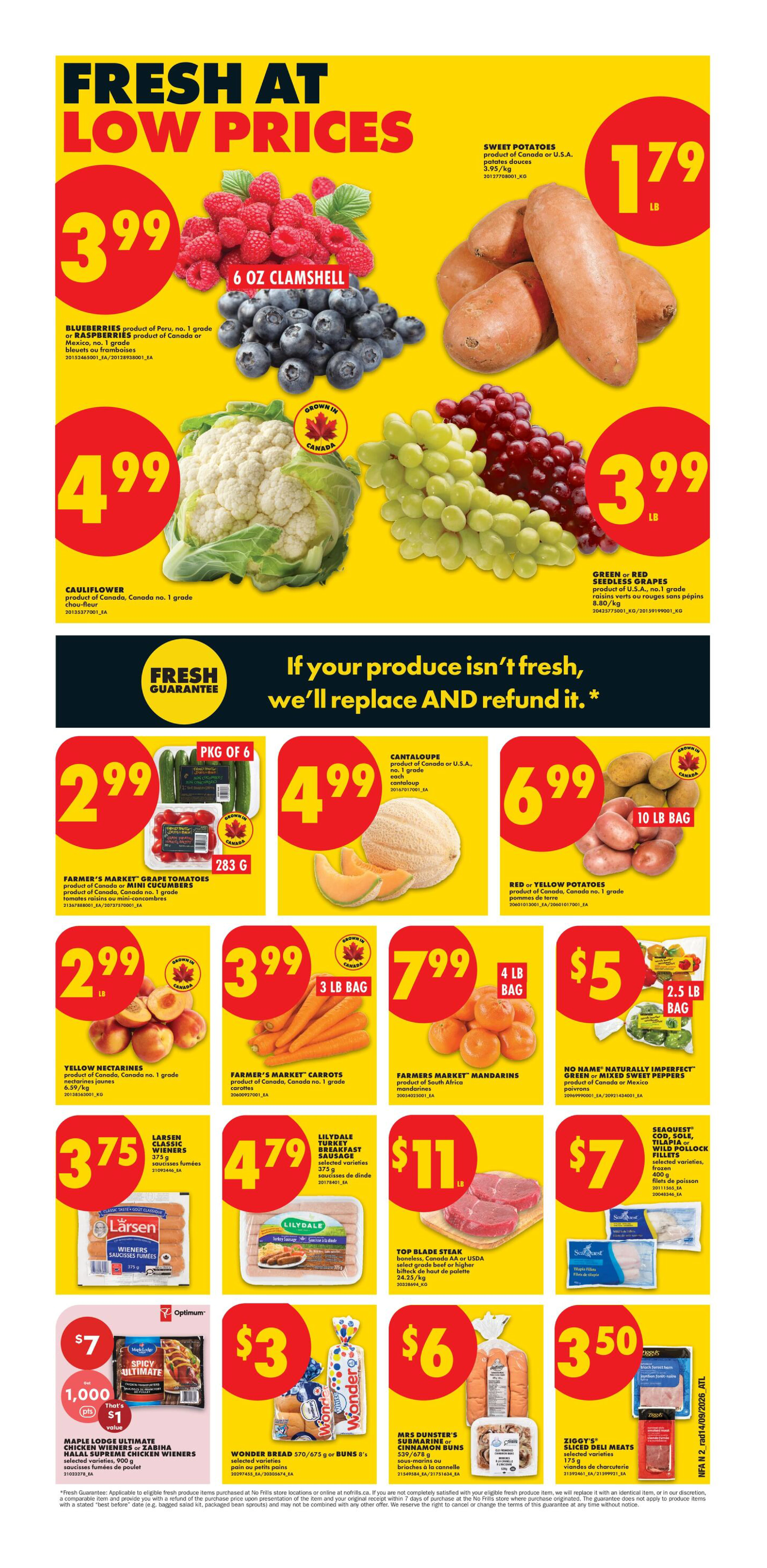 No Frills Atlantic Weekly Flyer - Valid Thursday, September 17 - Wednesday, September 23 - Page 2