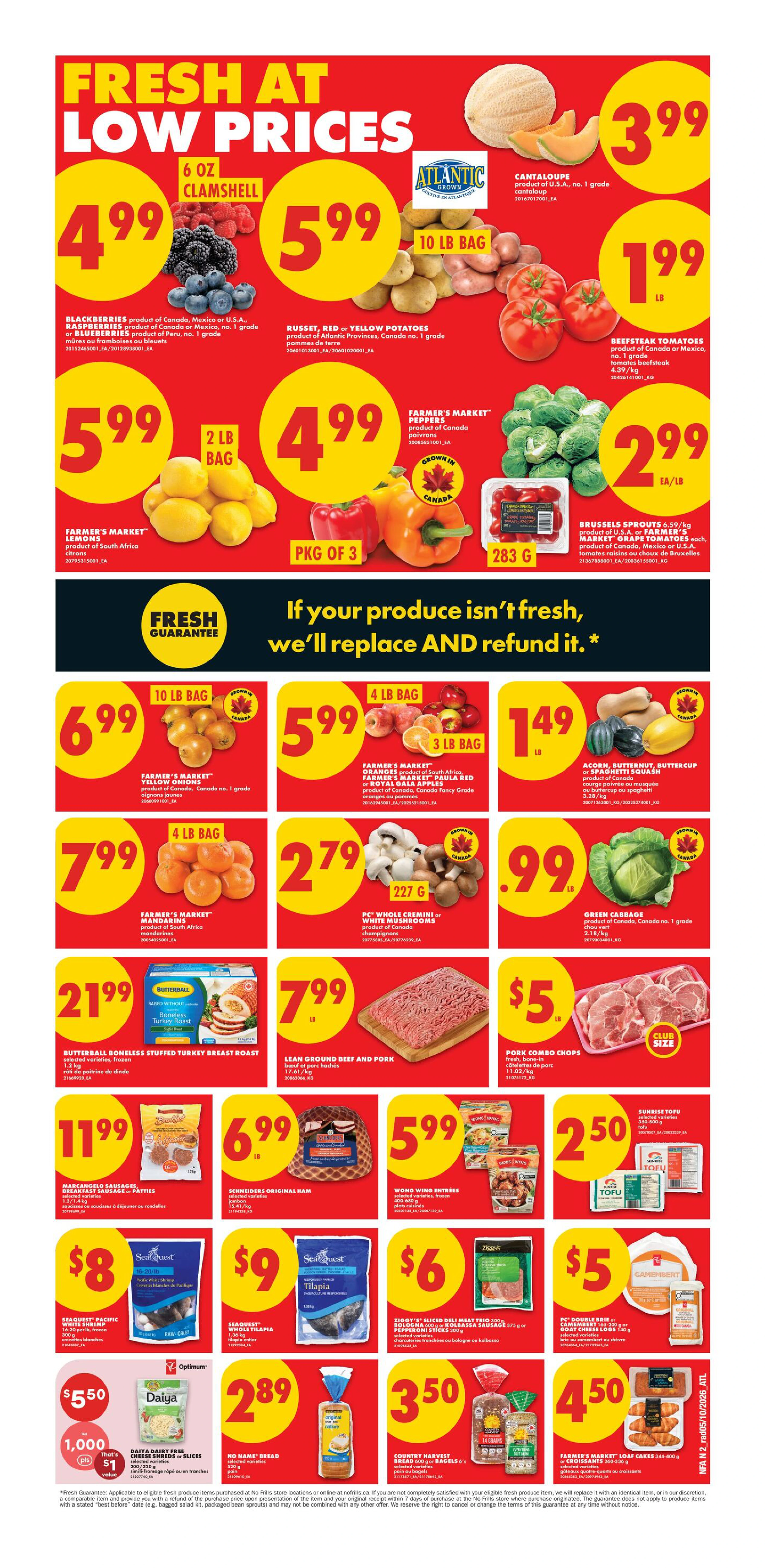 No Frills Atlantic Weekly Flyer - Valid Thursday, October 8 - Wednesday, October 14 - Page 2