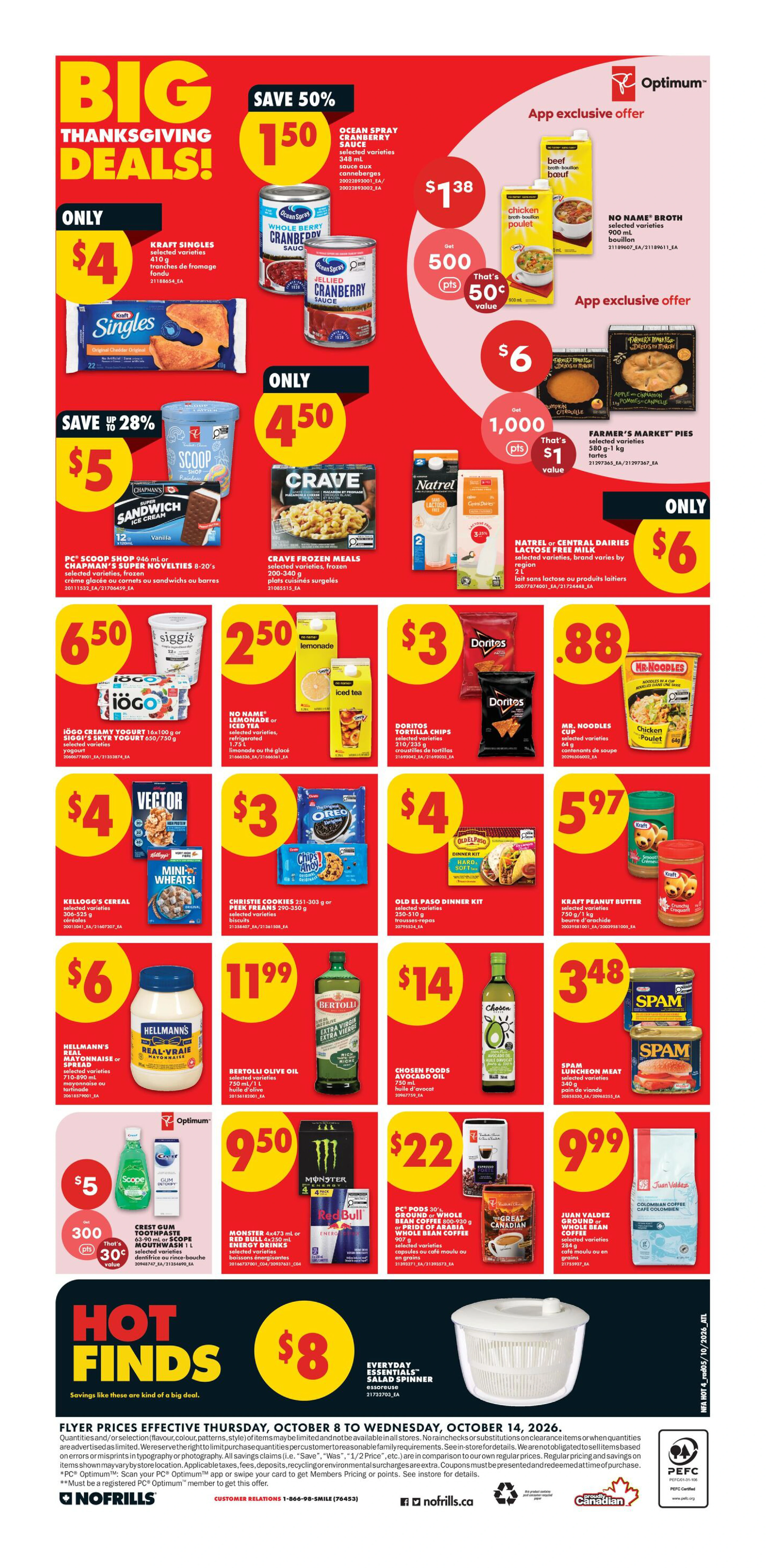 No Frills Atlantic Weekly Flyer - Valid Thursday, October 8 - Wednesday, October 14 - Page 4
