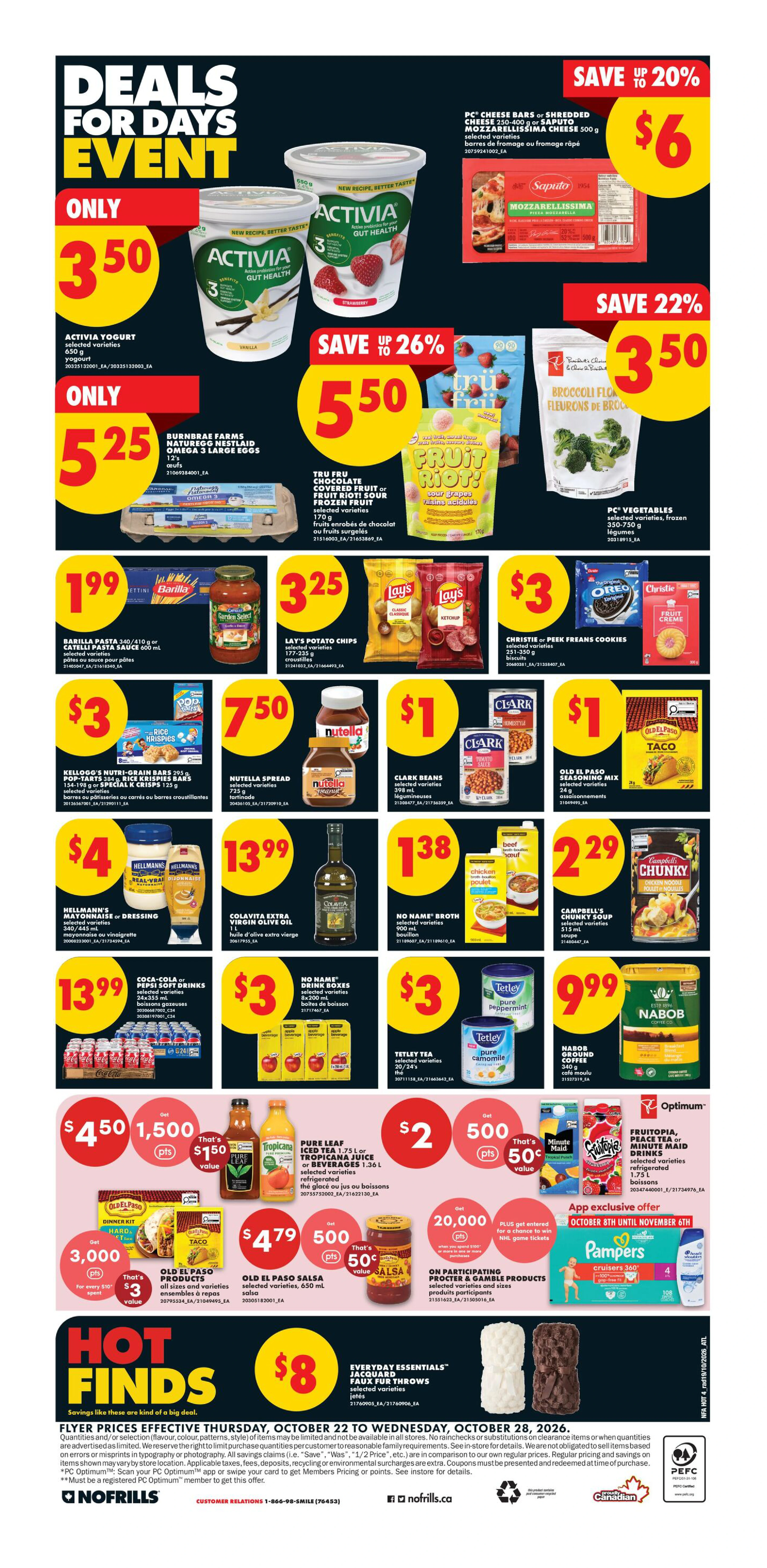 No Frills Atlantic Weekly Flyer - Valid Thursday, October 22 - Wednesday, October 28 - Page 4