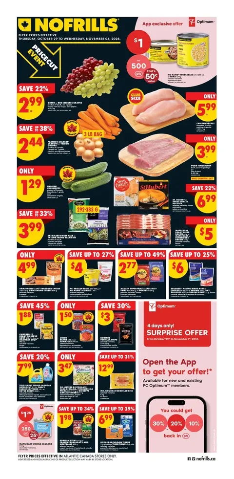 Weekly Flyer - Valid Thursday, October 29 - Wednesday, November 04