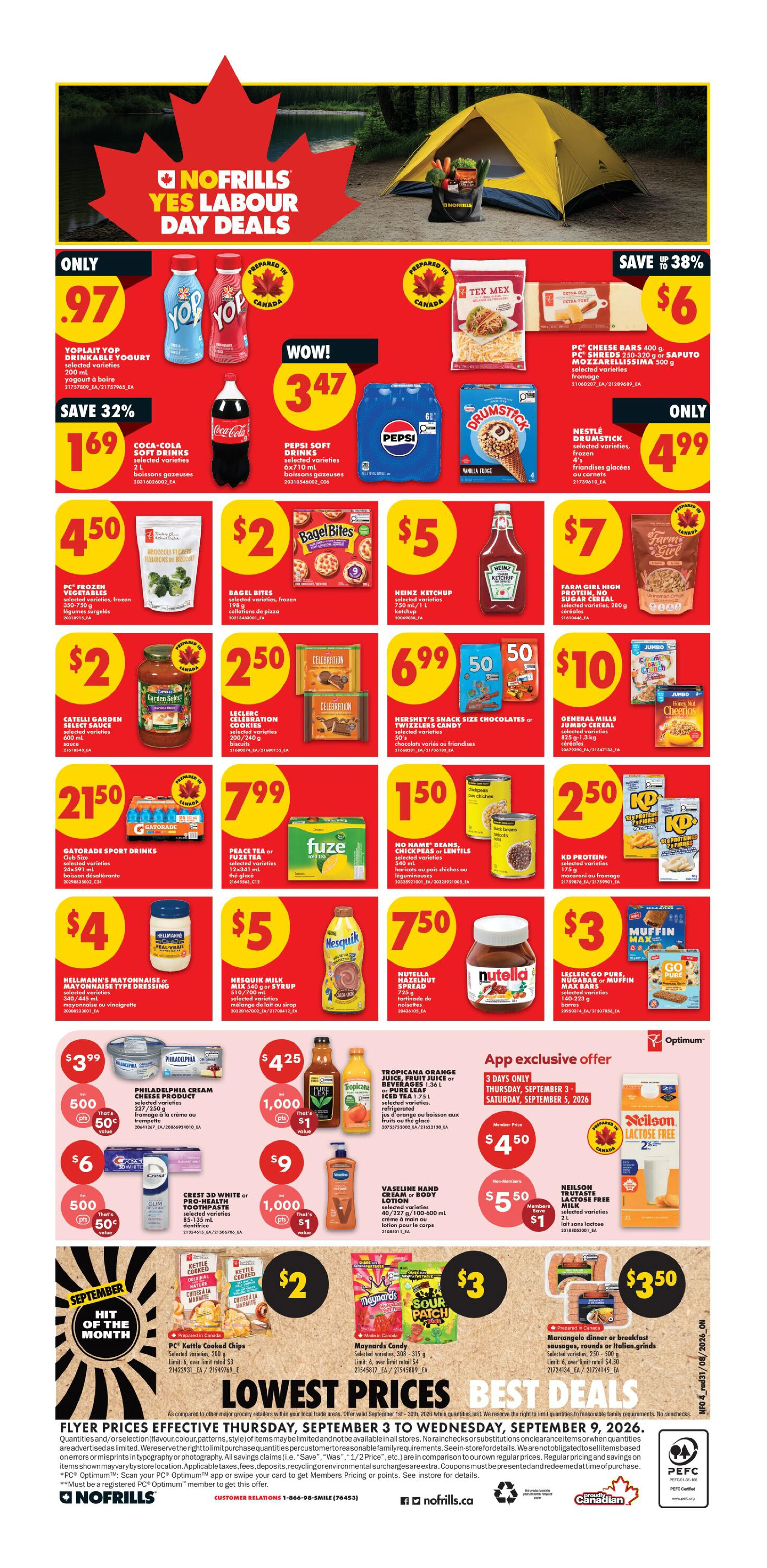 No Frills Ontario Weekly Flyer - Valid Thursday, September 03 - Wednesday, September 09 - Page 6