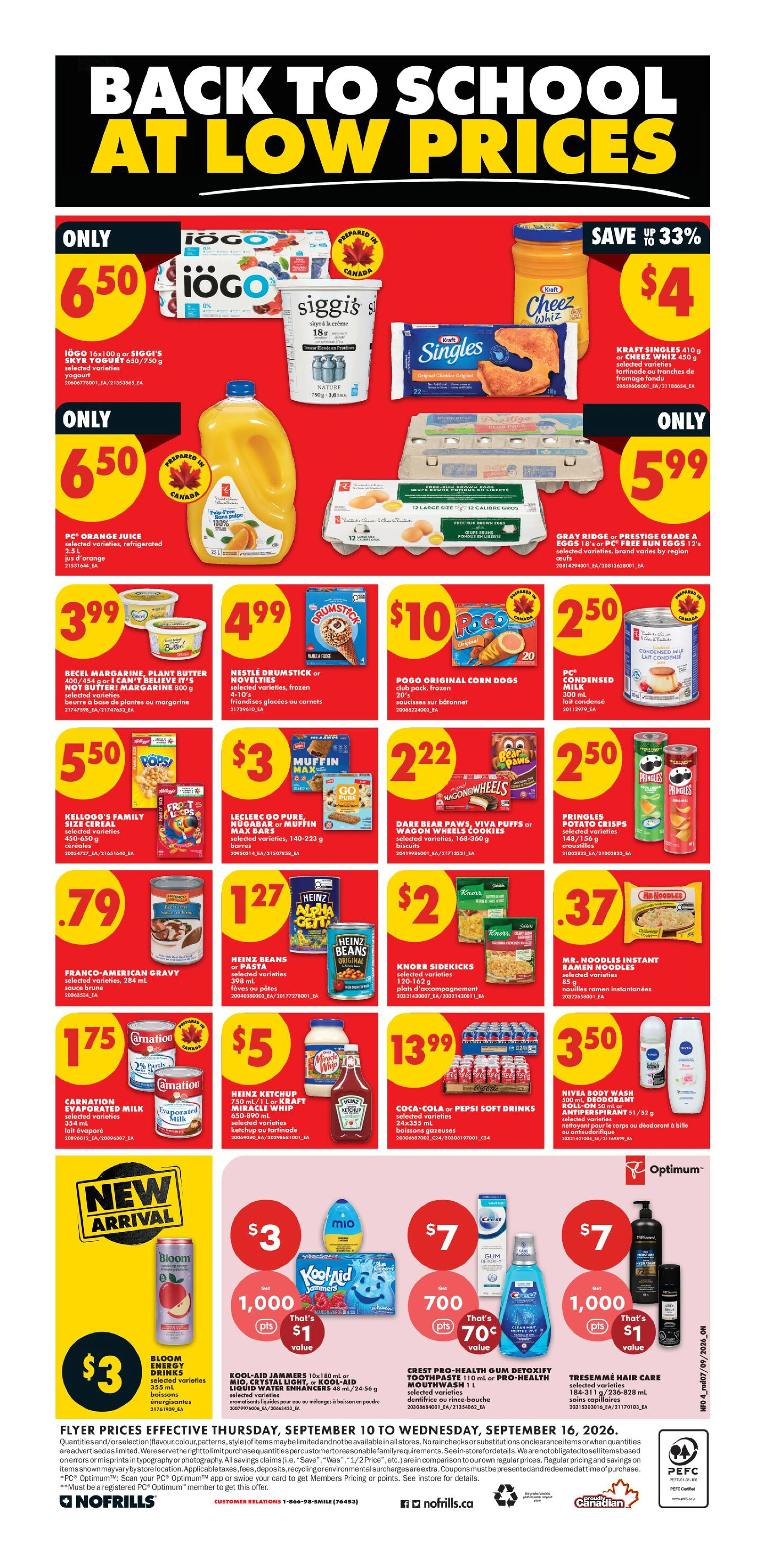 No Frills Ontario Weekly Flyer - Valid Thursday, September 10 - Wednesday, September 16 - Page 6