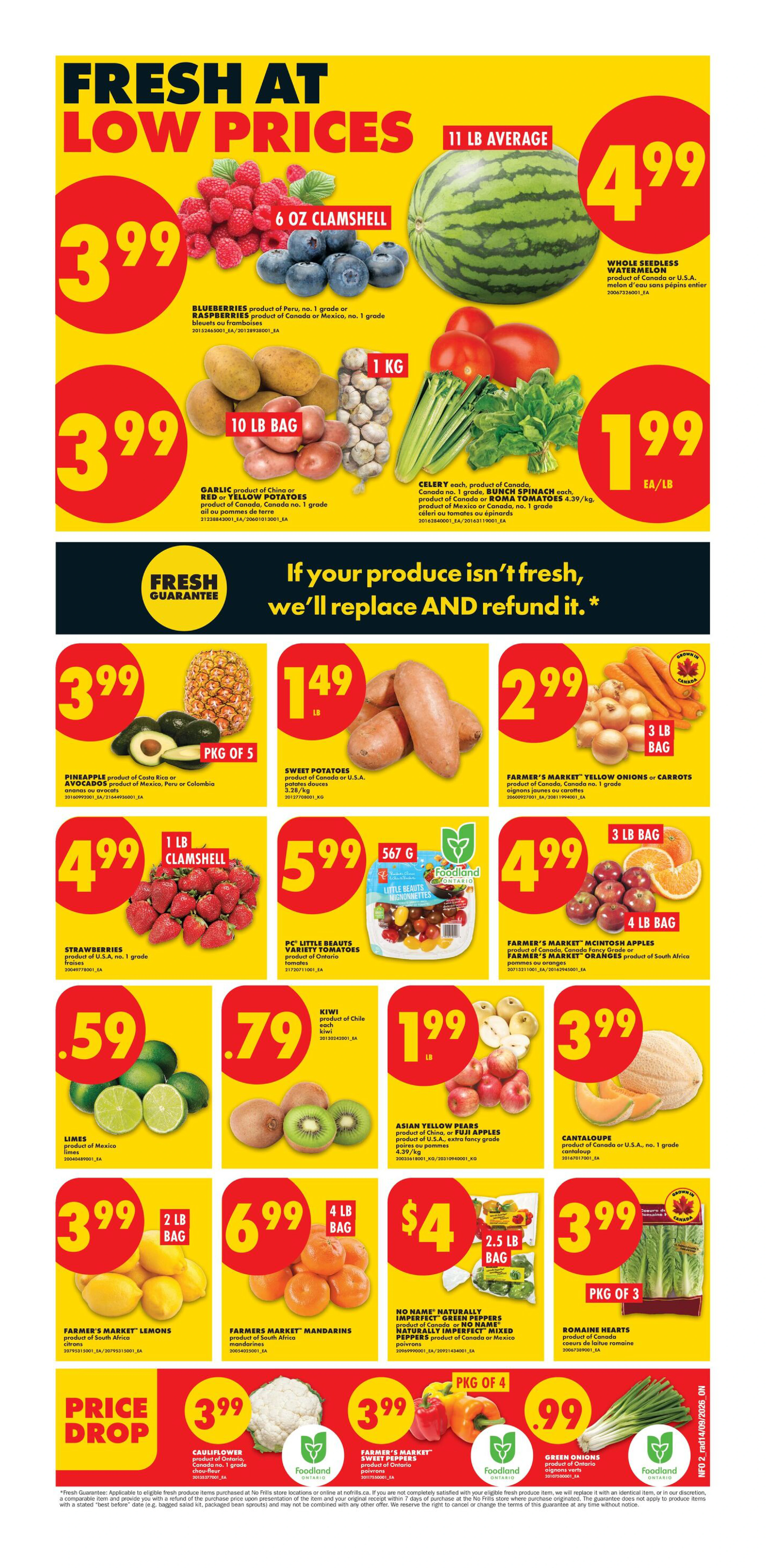 No Frills Ontario Weekly Flyer - Valid Thursday, September 17 - Wednesday, September 23 - Page 2