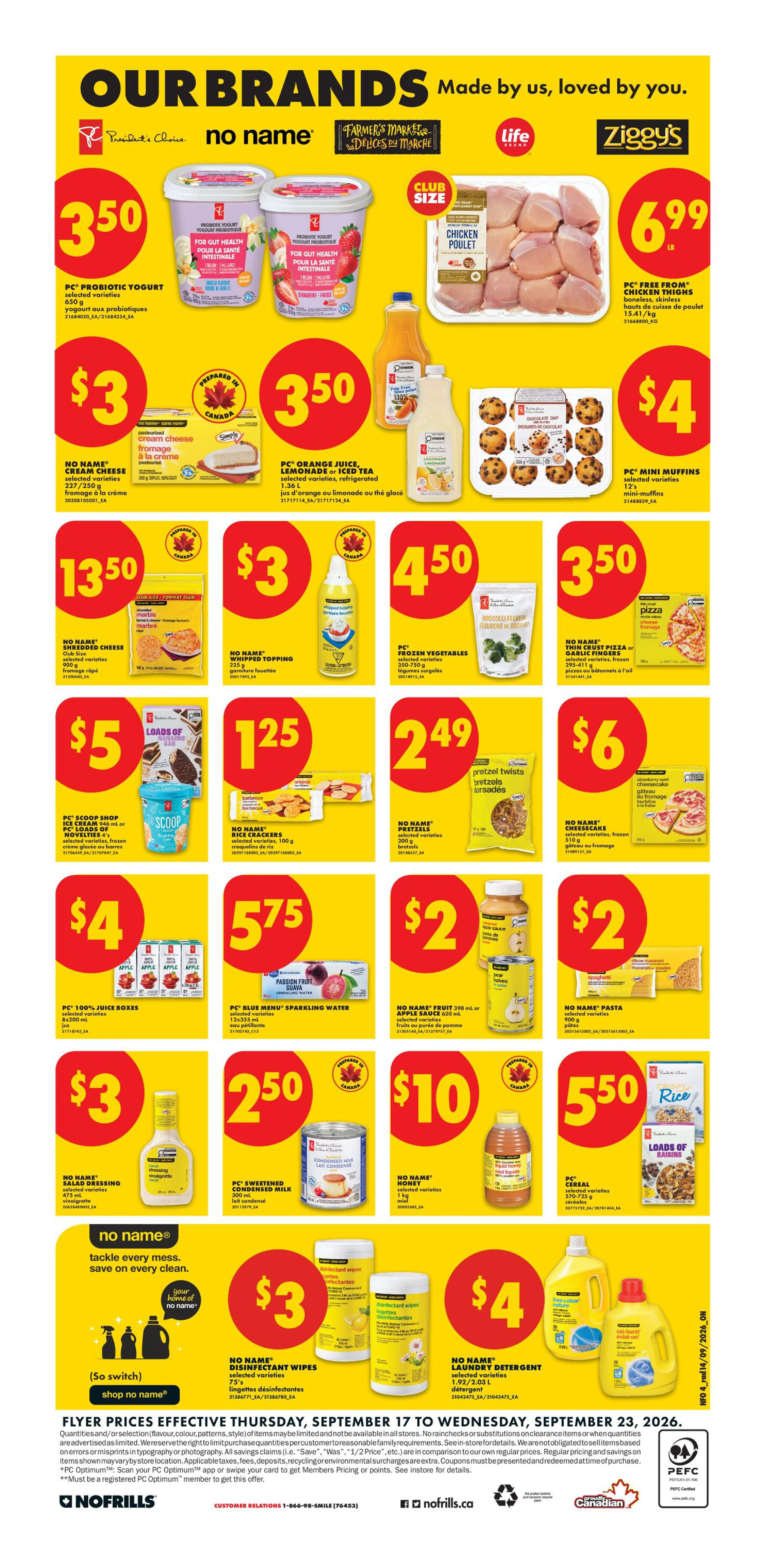 No Frills Ontario Weekly Flyer - Valid Thursday, September 17 - Wednesday, September 23 - Page 5