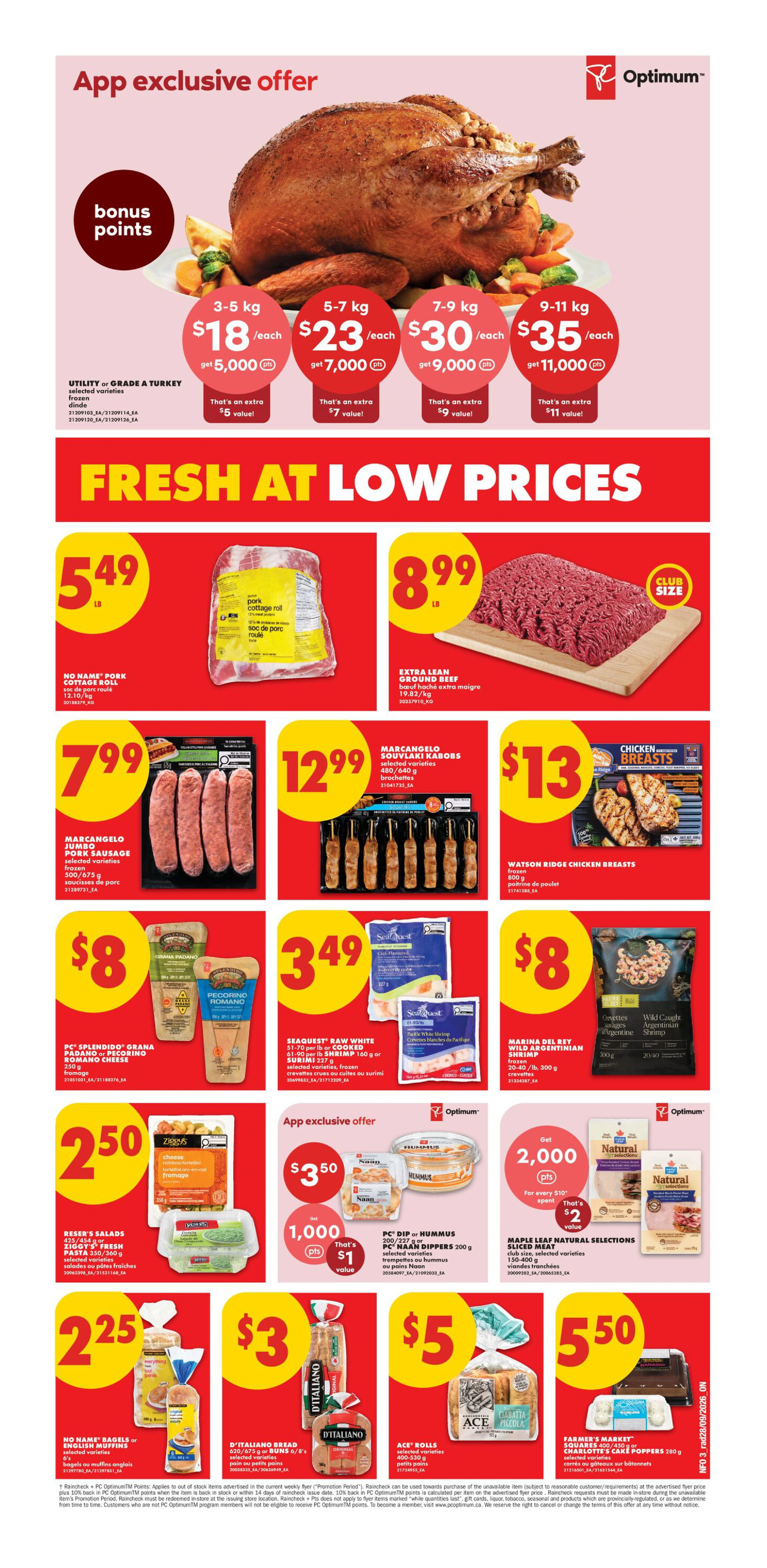 No Frills Ontario Weekly Flyer - Valid Thursday, October 1 - Wednesday, October 7 - Page 4
