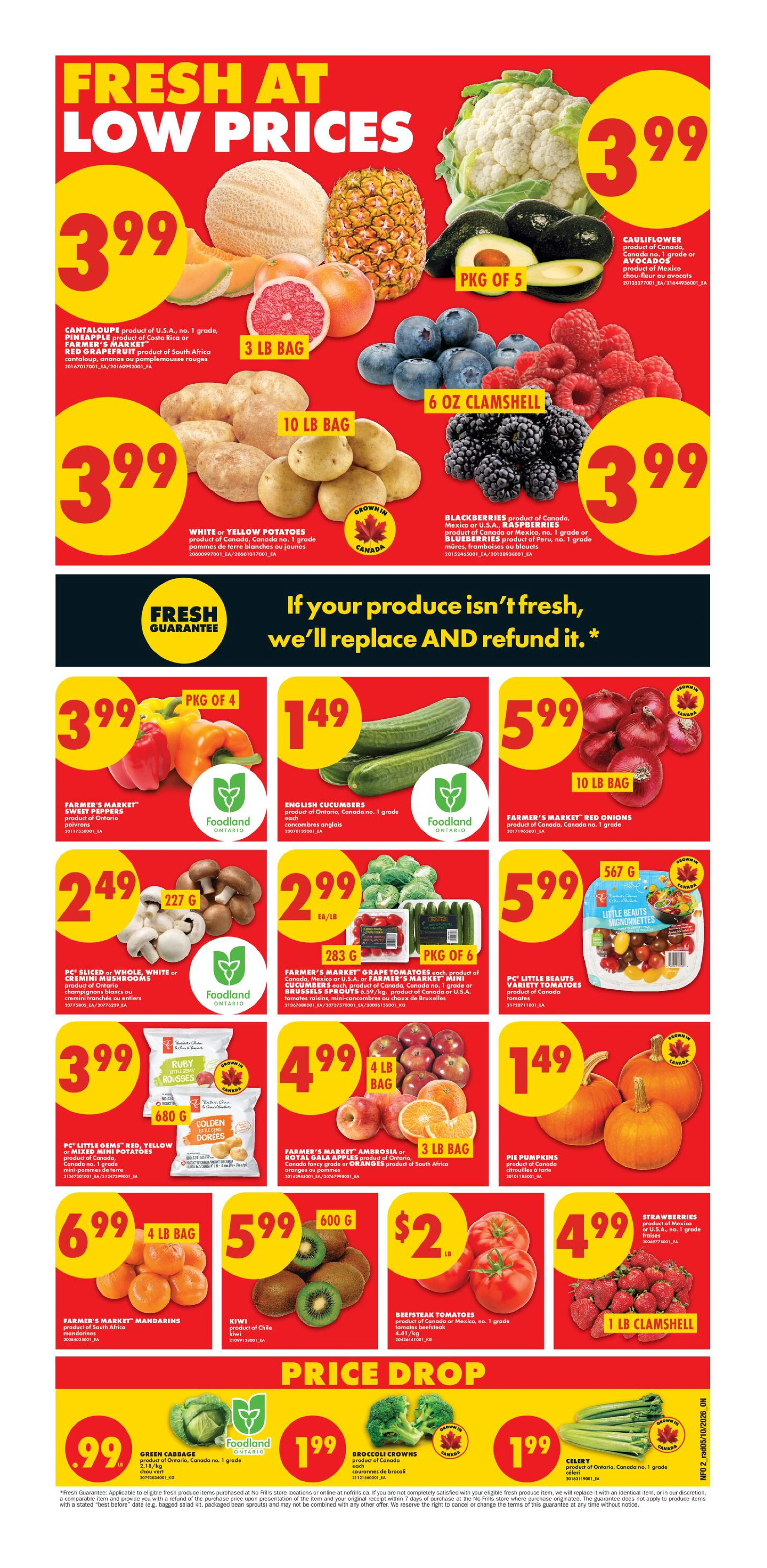 No Frills Ontario Weekly Flyer - Valid Thursday, October 8 - Wednesday, October 14 - Page 2