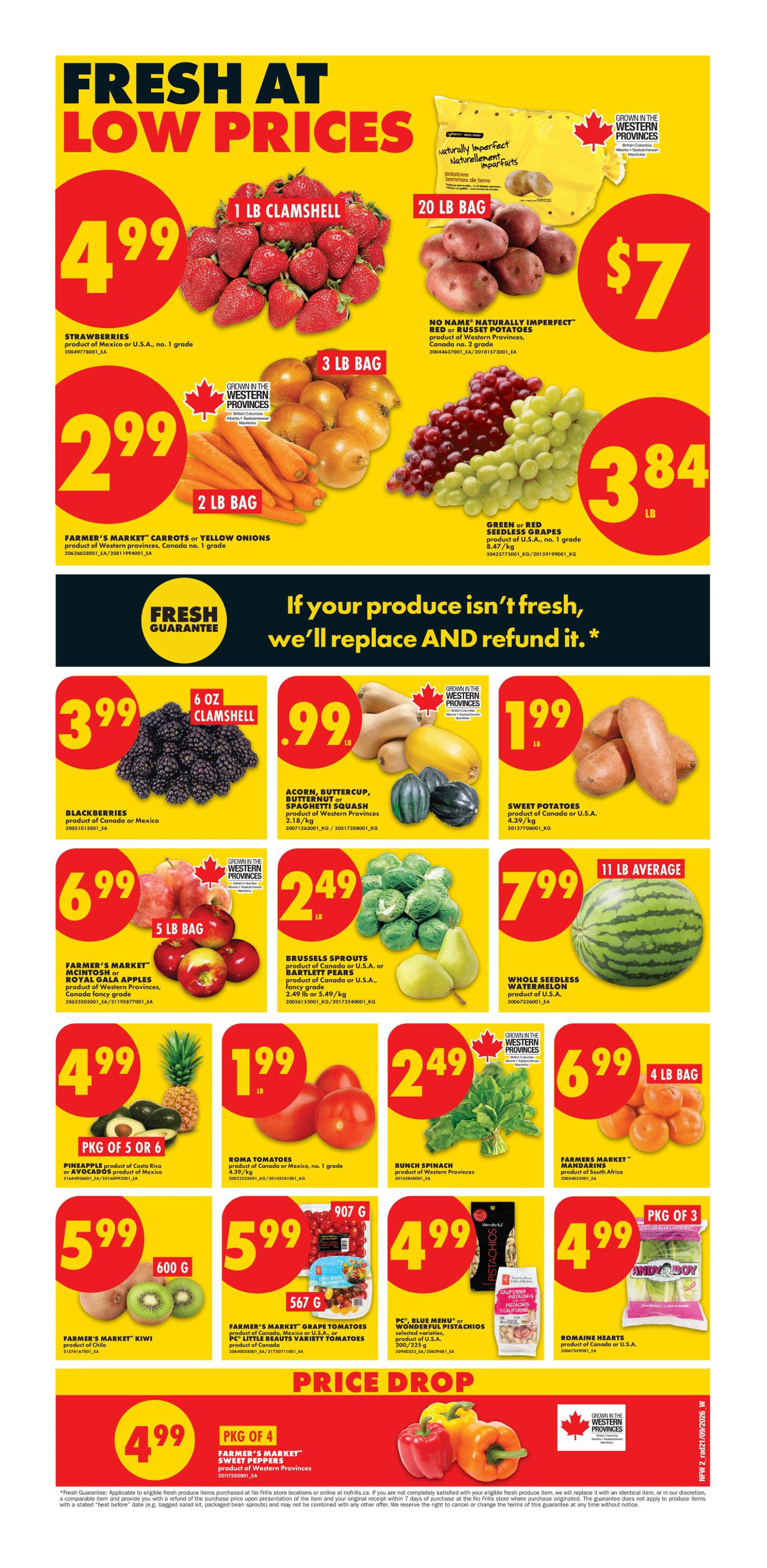 No Frills West Weekly Flyer - Valid Thursday, September 24 - Wednesday, September 30 - Page 2